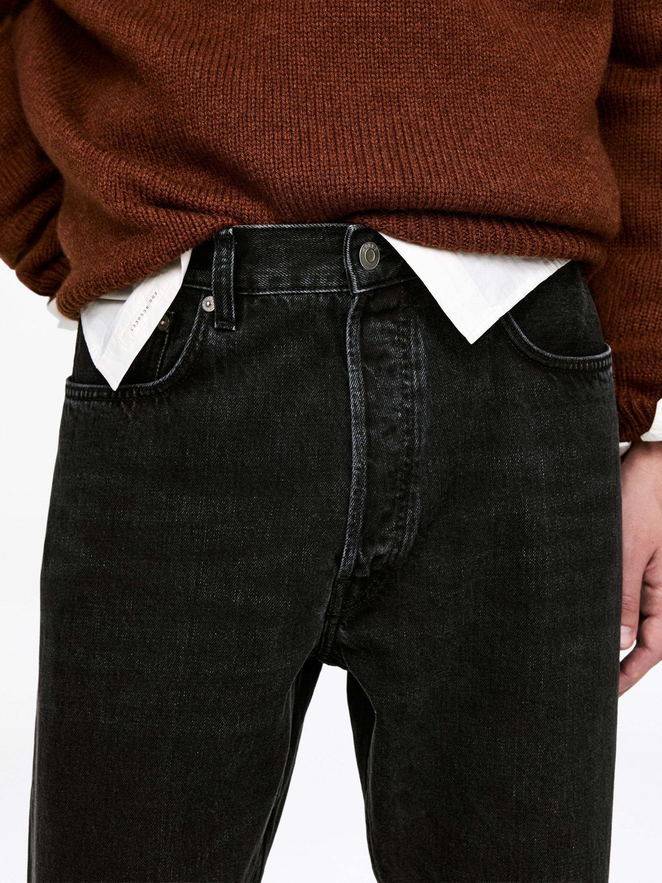 Jean droit classique CLIFF - Noir - Regular fit - Homme - StillMedia/Lookbook - 3