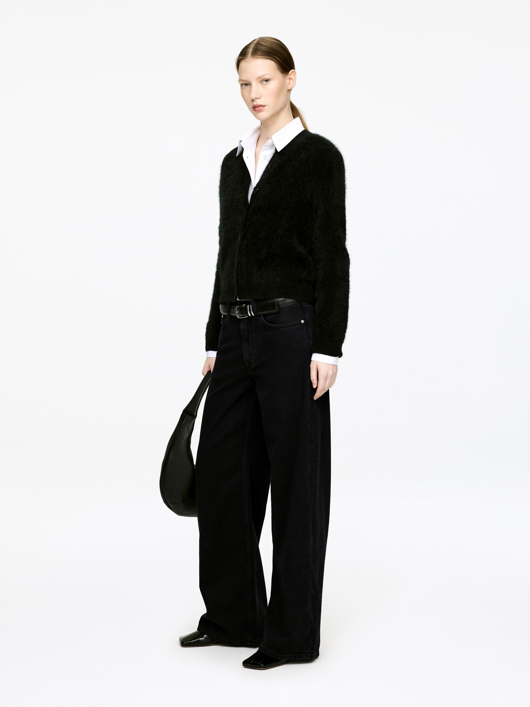 Jean large ample CLOUD - Noir - Relaxed fit - Femme - StillMedia/Lookbook - 3
