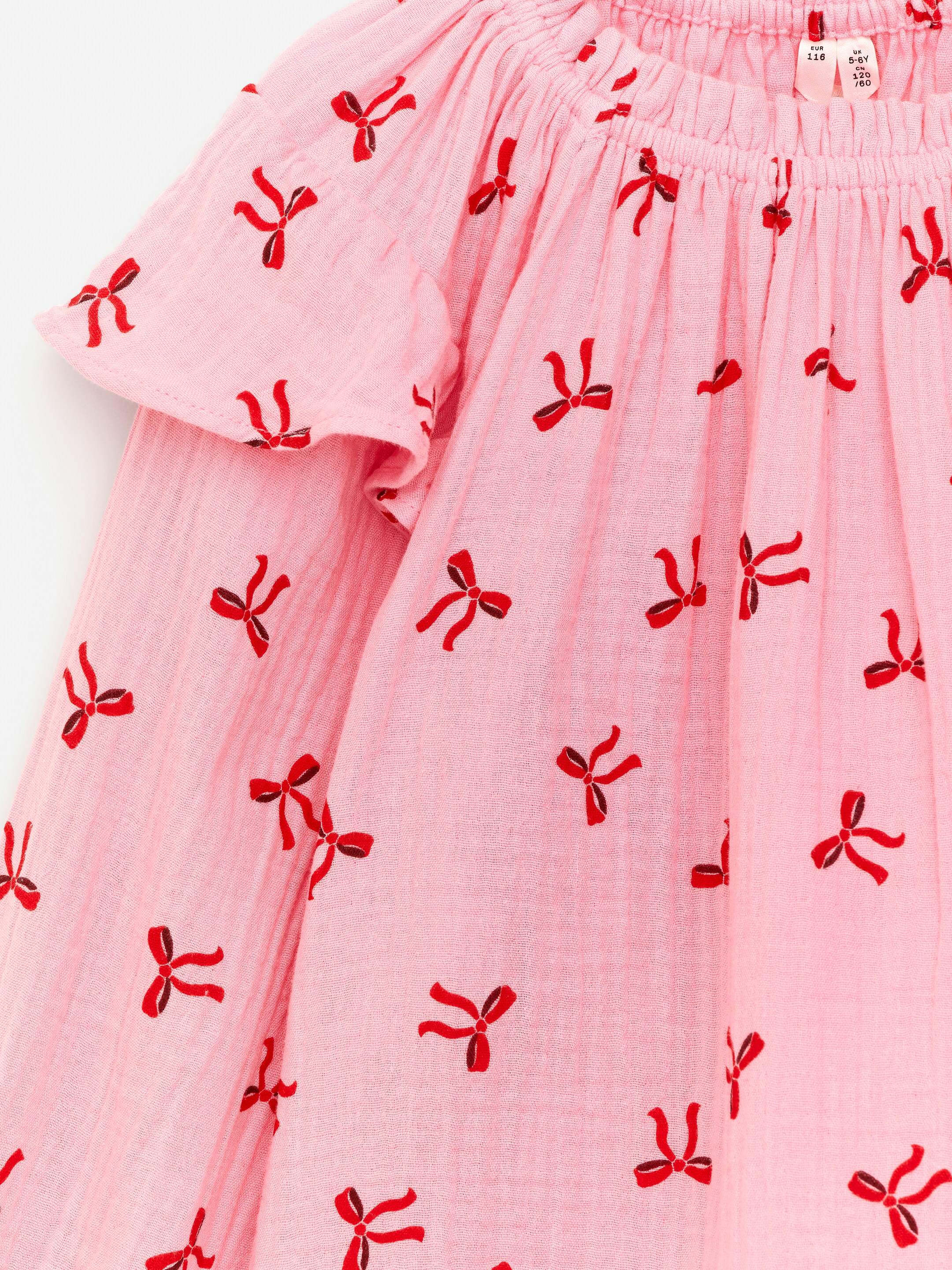 View larger image: Frill Muslin Blouse - Pink - Kids | H&M GB 3