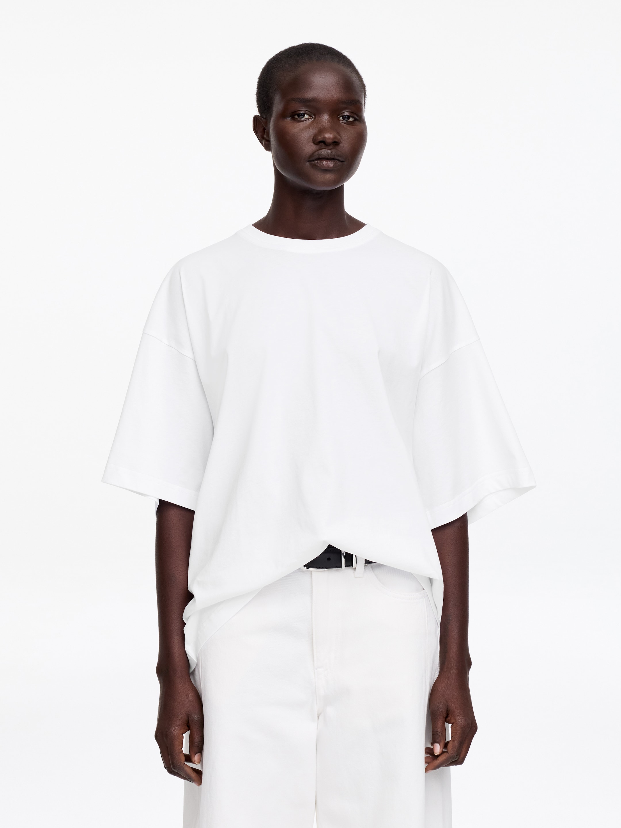 Oversized T-Shirt-#FFFFFF-18453
