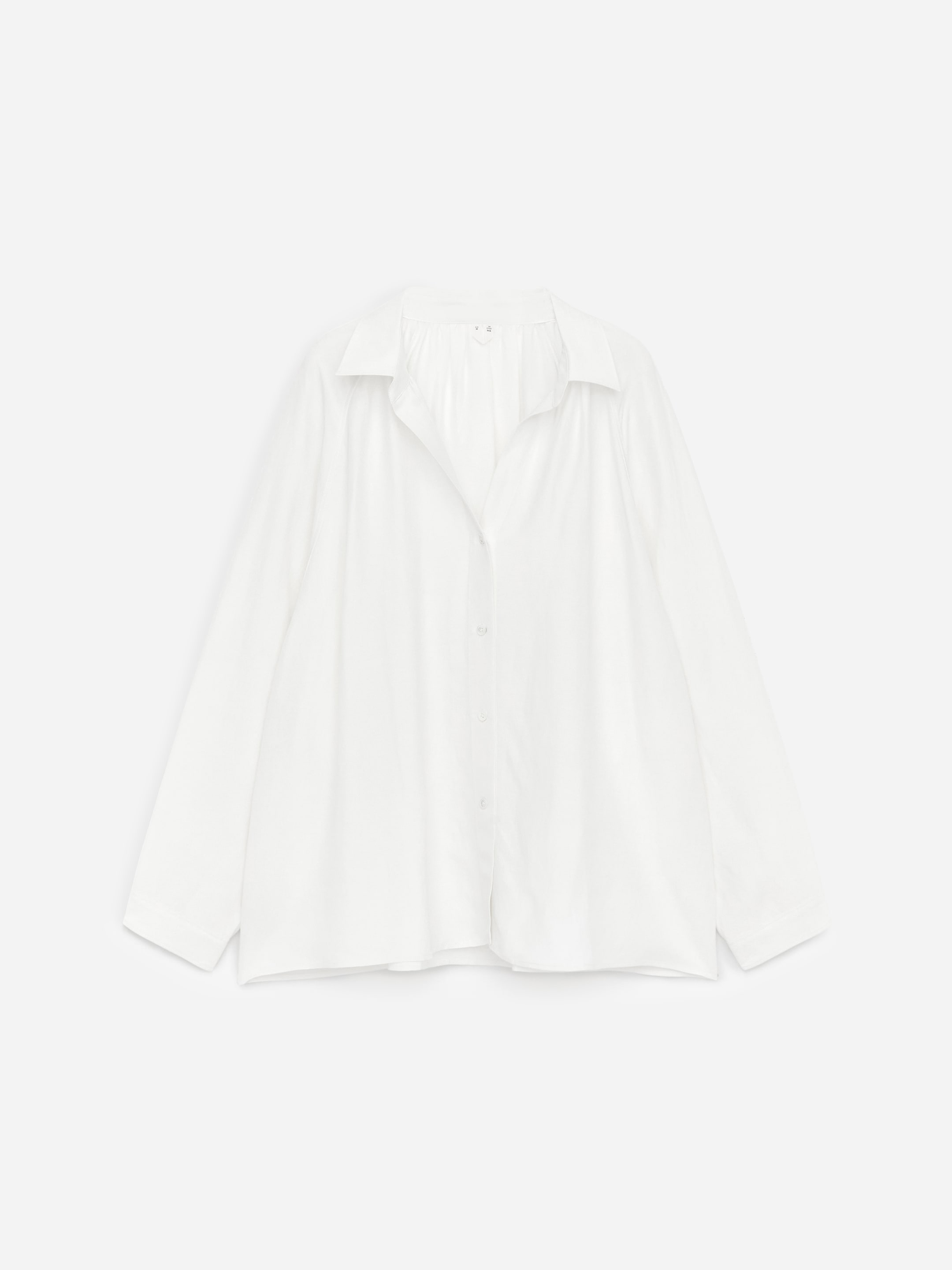 Hemd aus Viskose und Leinen - Weiß - Regular Fit - Damen - StillMedia/DescriptiveStillLife - 1