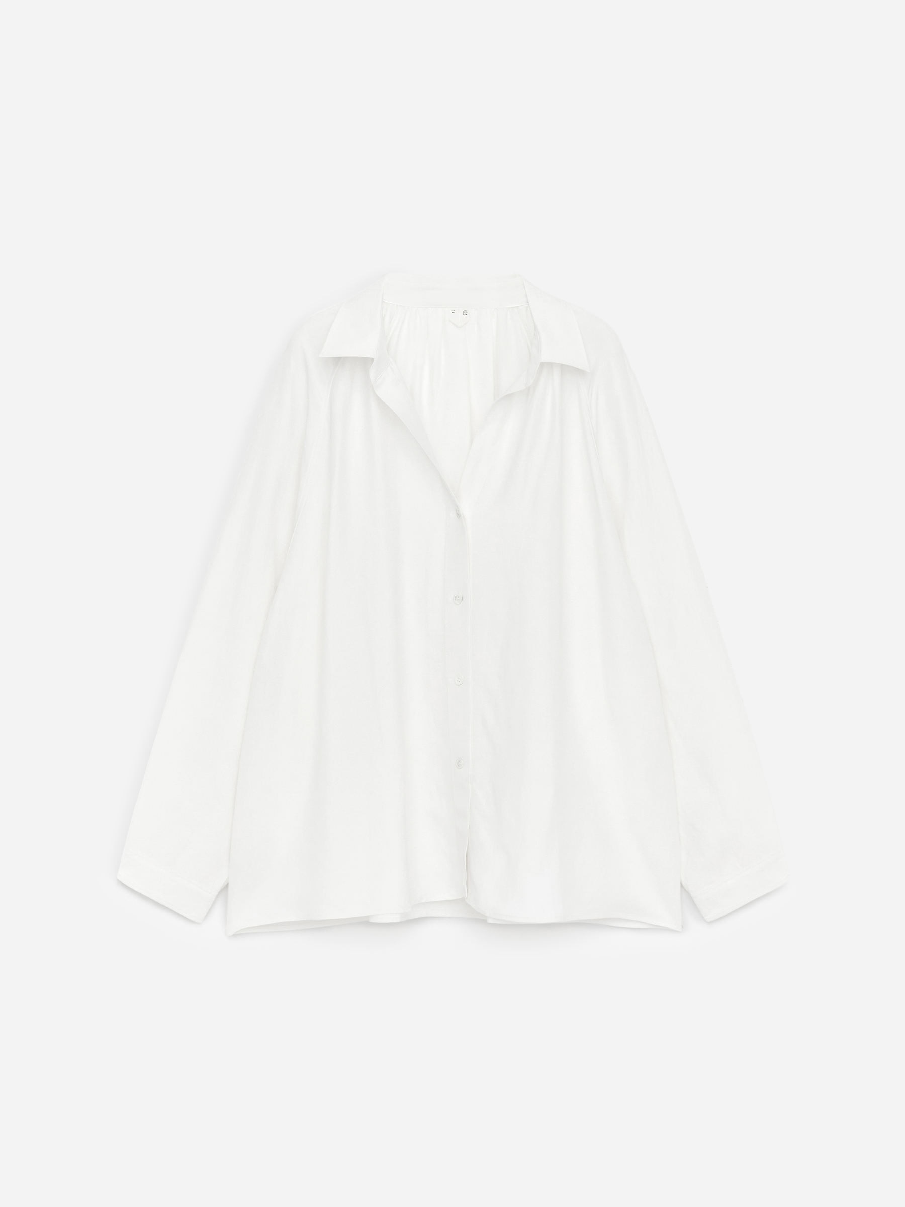 Viscose-Linen Shirt - White - Regular fit - Women - StillMedia/DescriptiveStillLife - 1