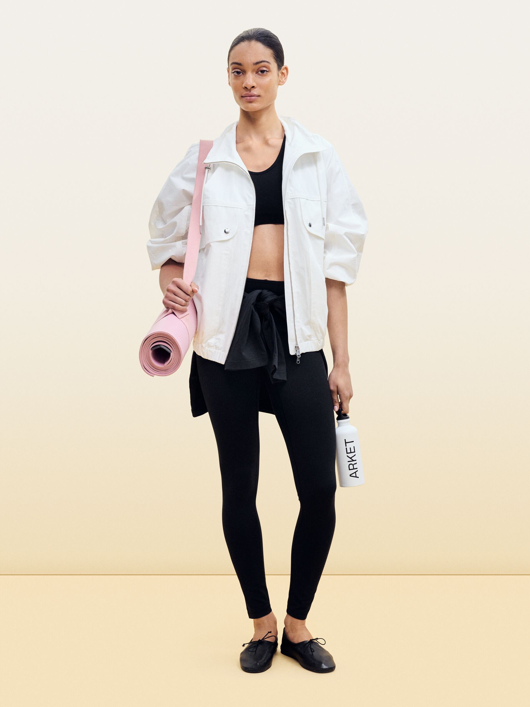 Soft Stretch Leggings - Black - Slim fit - Women - StillMedia/Environmental - 1