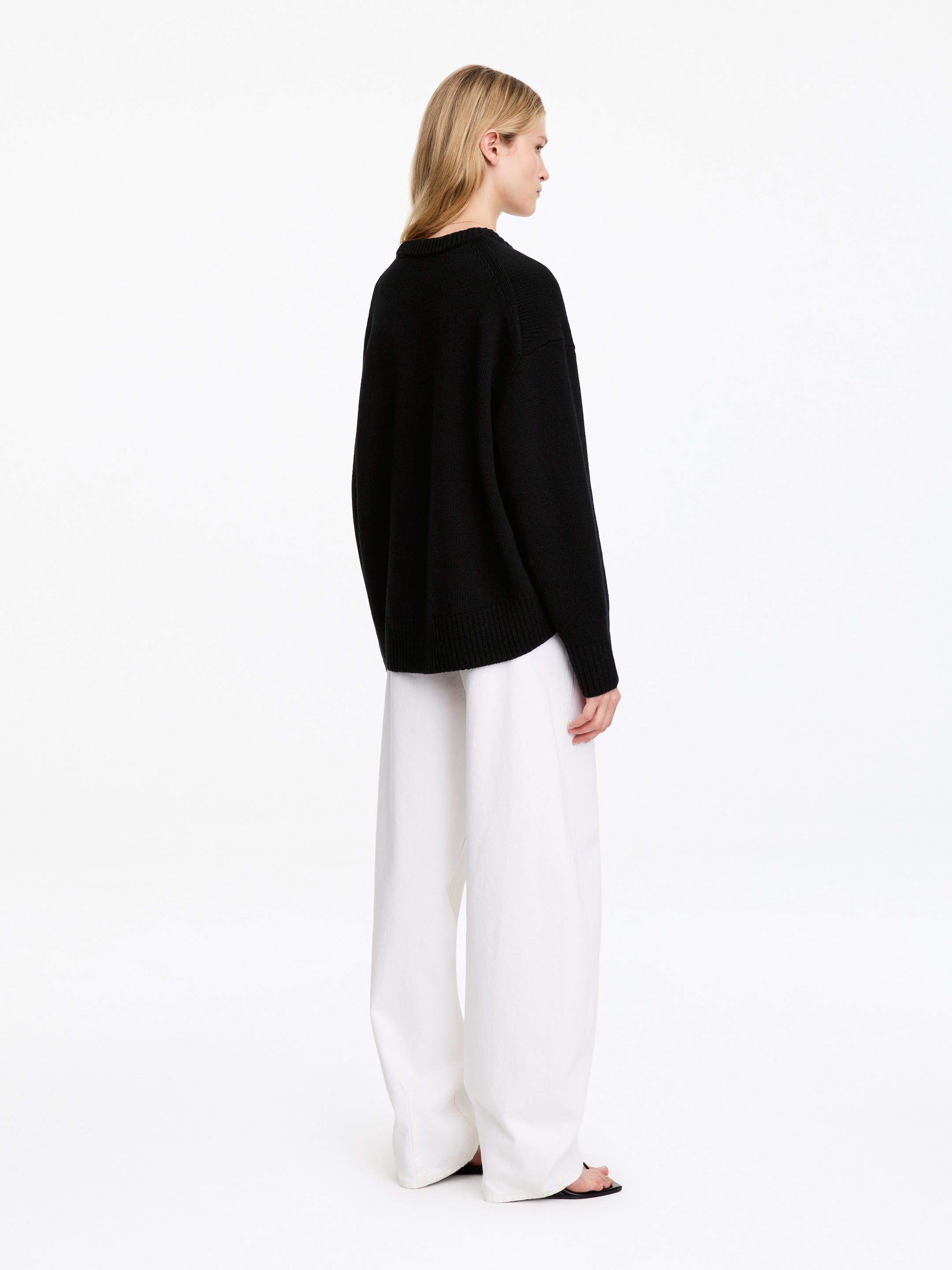 Jersey de lana relaxed fit - Negro - Corte holgado - women - StillMedia/Lookbook - 5