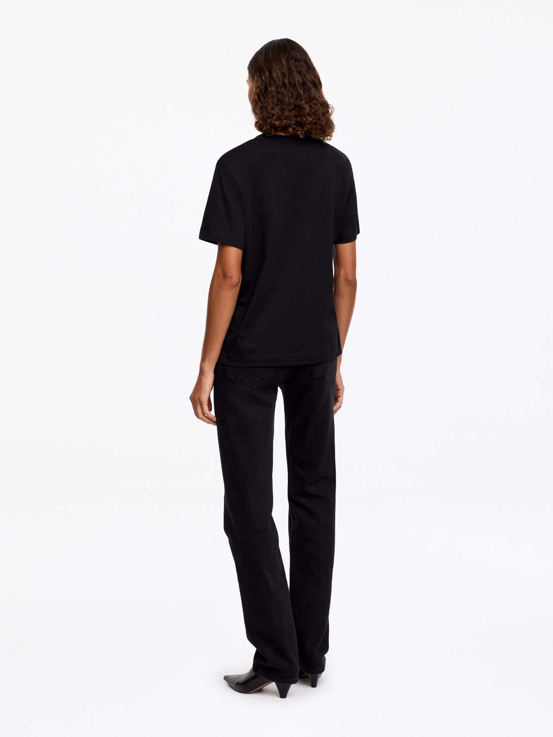 Signature-T-Shirt - Schwarz - Regular Fit - Damen - StillMedia/Lookbook - 60