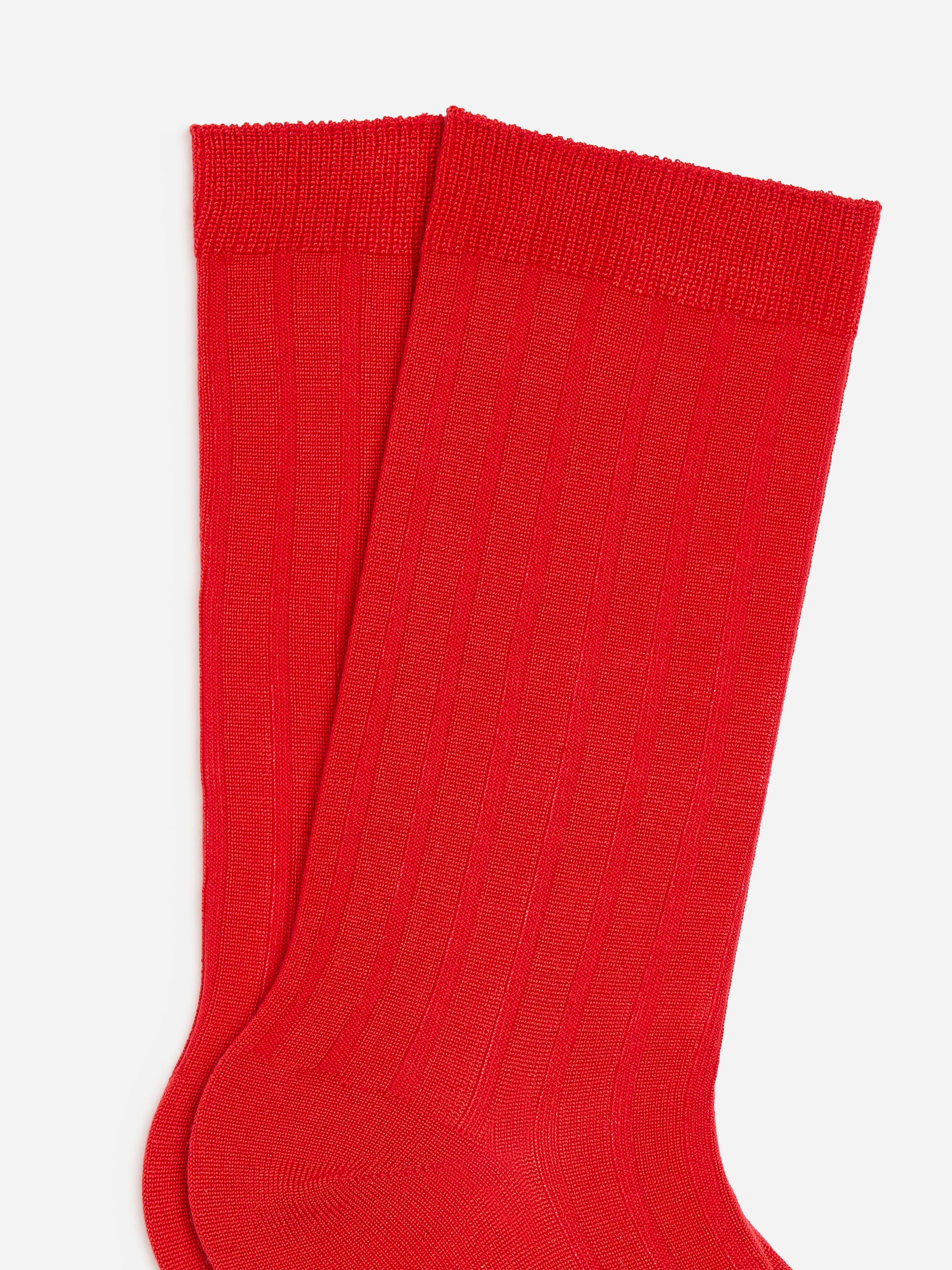 Ribbed Silk-blend Socks - Red - Women - StillMedia/DescriptiveDetail - 1