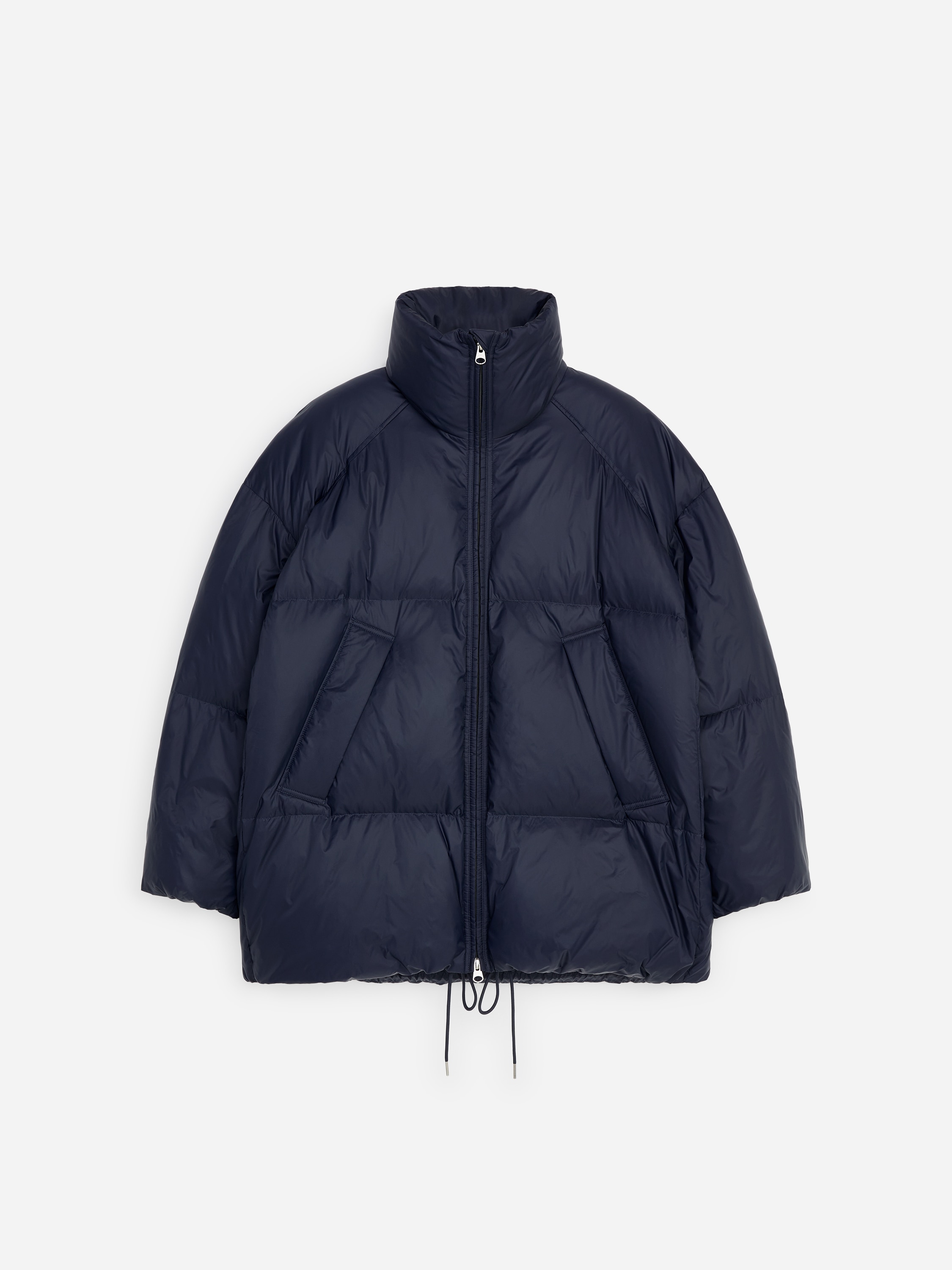 Casaco puffer Upcycled Down - Azul escuro
