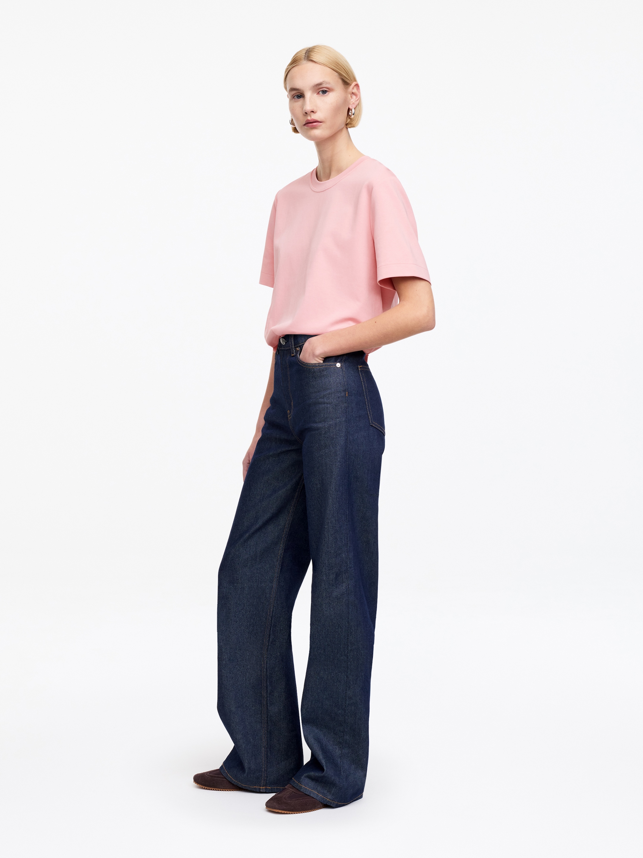 Formbeständiges Signature-T-Shirt - Rosa - Regular Fit - Damen - StillMedia/Lookbook - 8