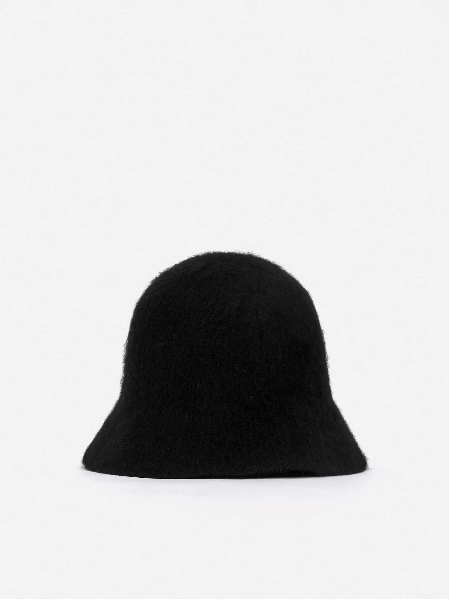 Wool-Alpaca Blend Hat - Black - 2
