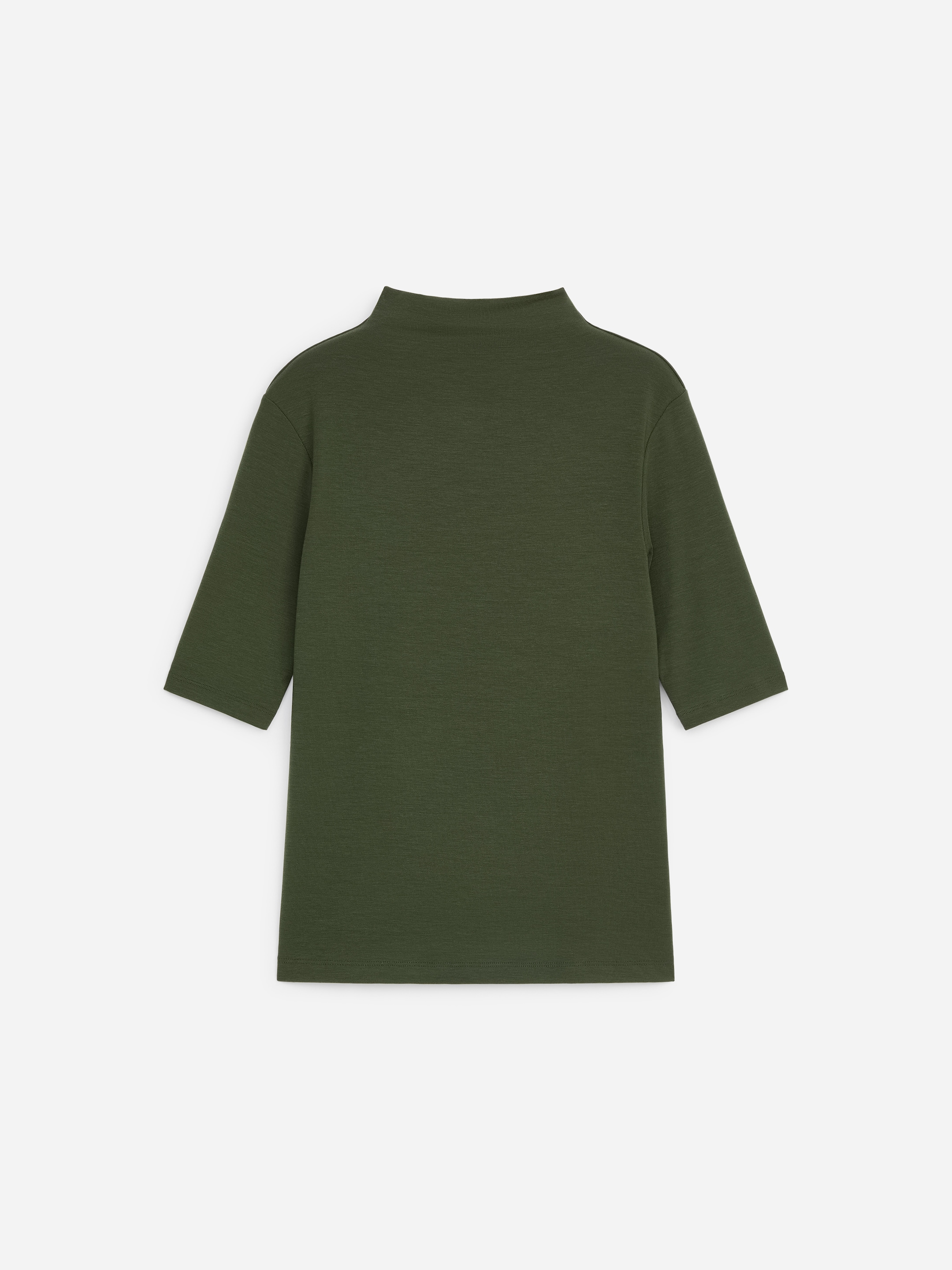 Top z półgolfem z lyocellu-Green-20708