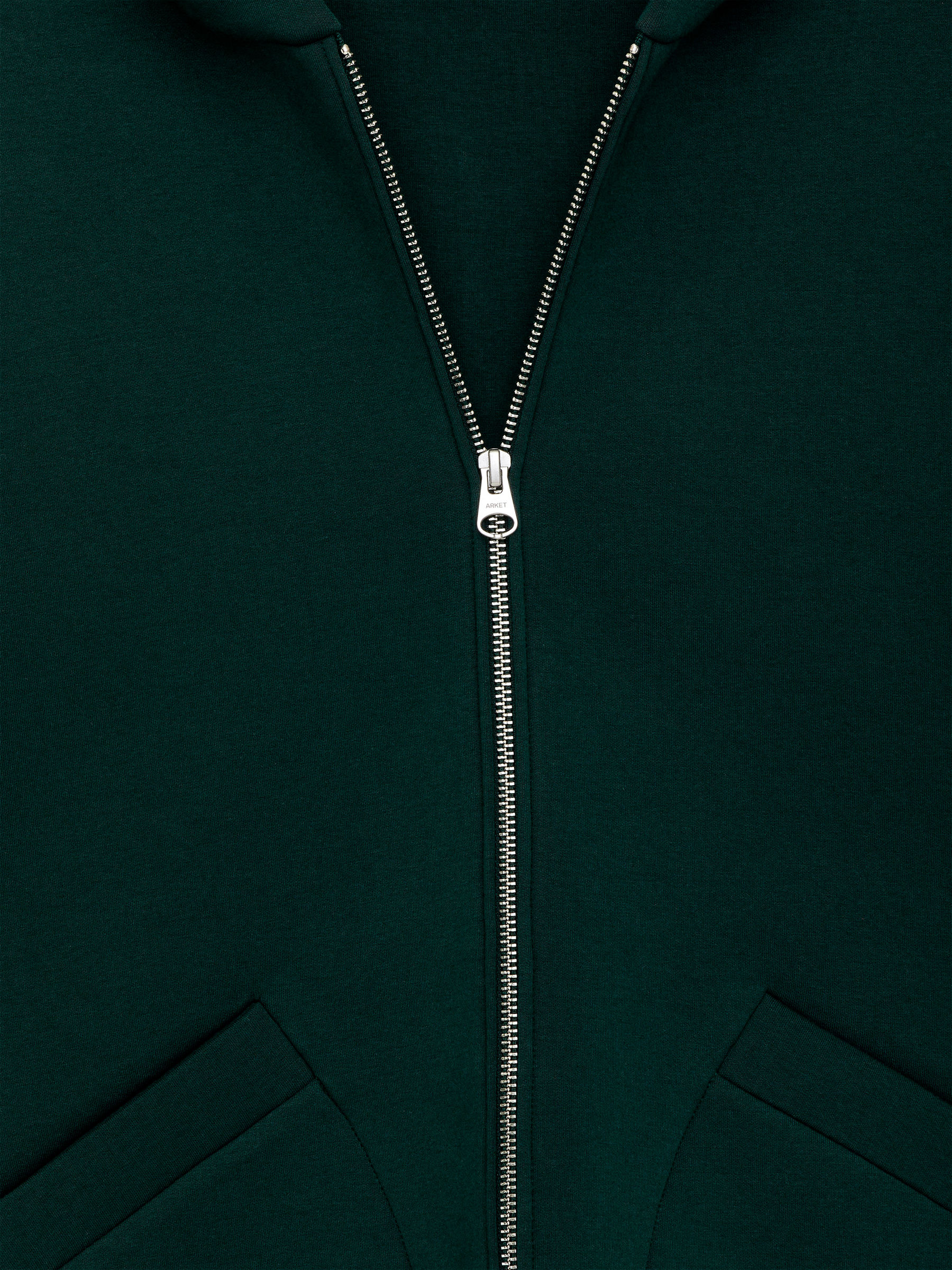 Scuba Zip Hoodie - Dark Green - Relaxed fit - Men - StillMedia/DescriptiveDetail - 1