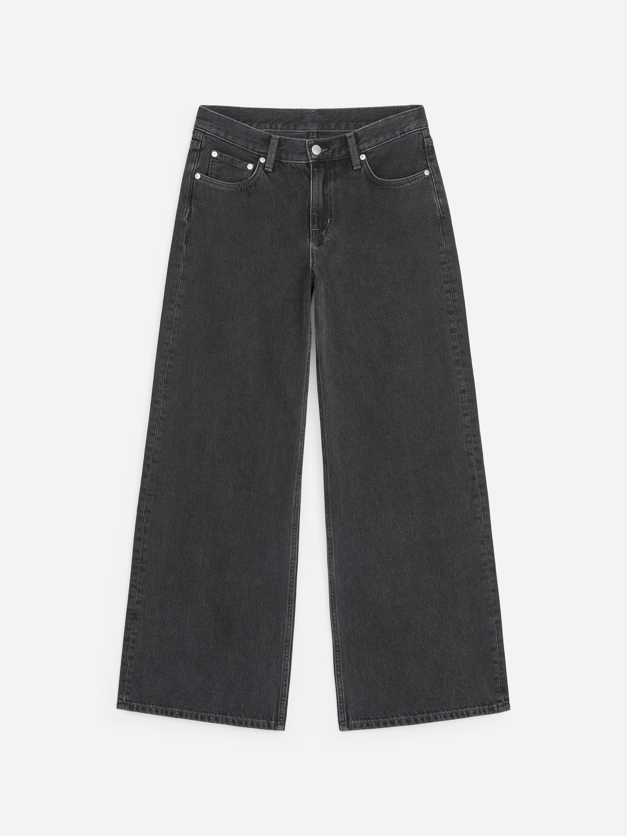 ELM Low Flared jeans - Svart - Loose fit - women - StillMedia/DescriptiveStillLife - 1