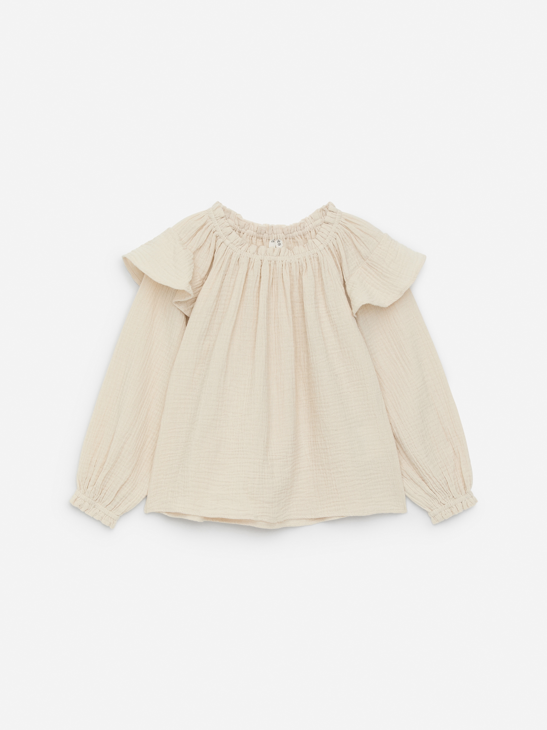 Blus med volanger - Off-white - Regular fit - Children - StillMedia/DescriptiveStillLife - 3