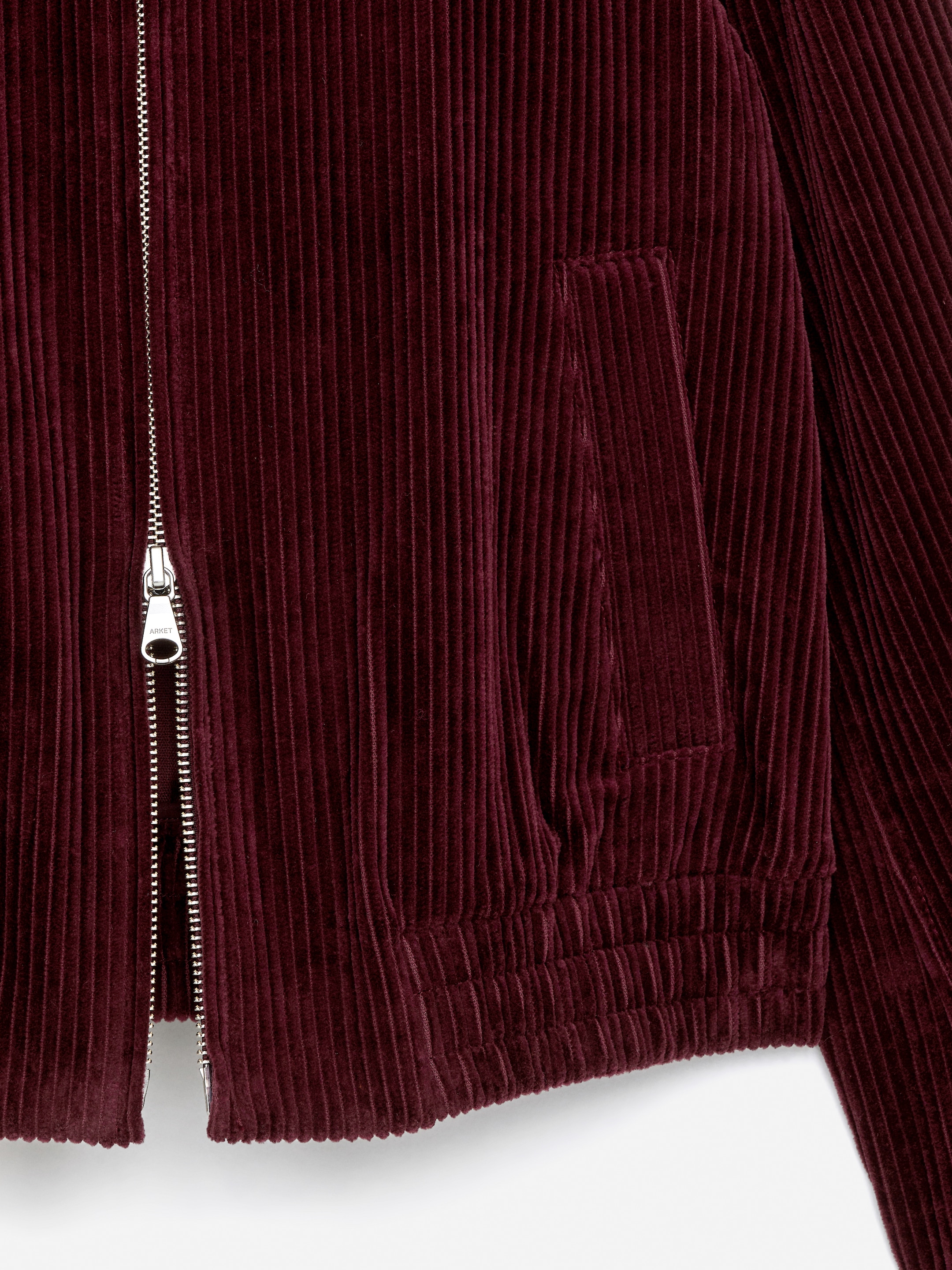 Surchemise en velours côtelé - Bordeaux - Regular fit - Femme - StillMedia/DescriptiveDetail - 1