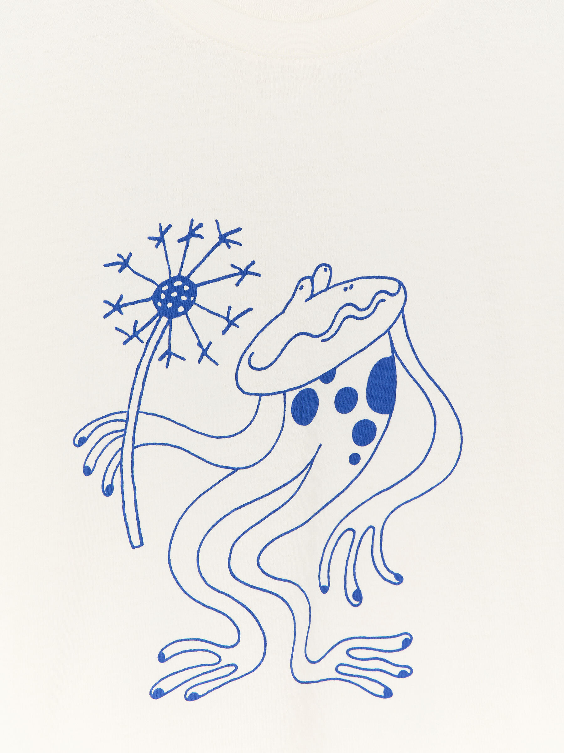 Oversized T-Shirt - Off White/Frog - Relaxed fit - Children - StillMedia/DescriptiveDetail - 1