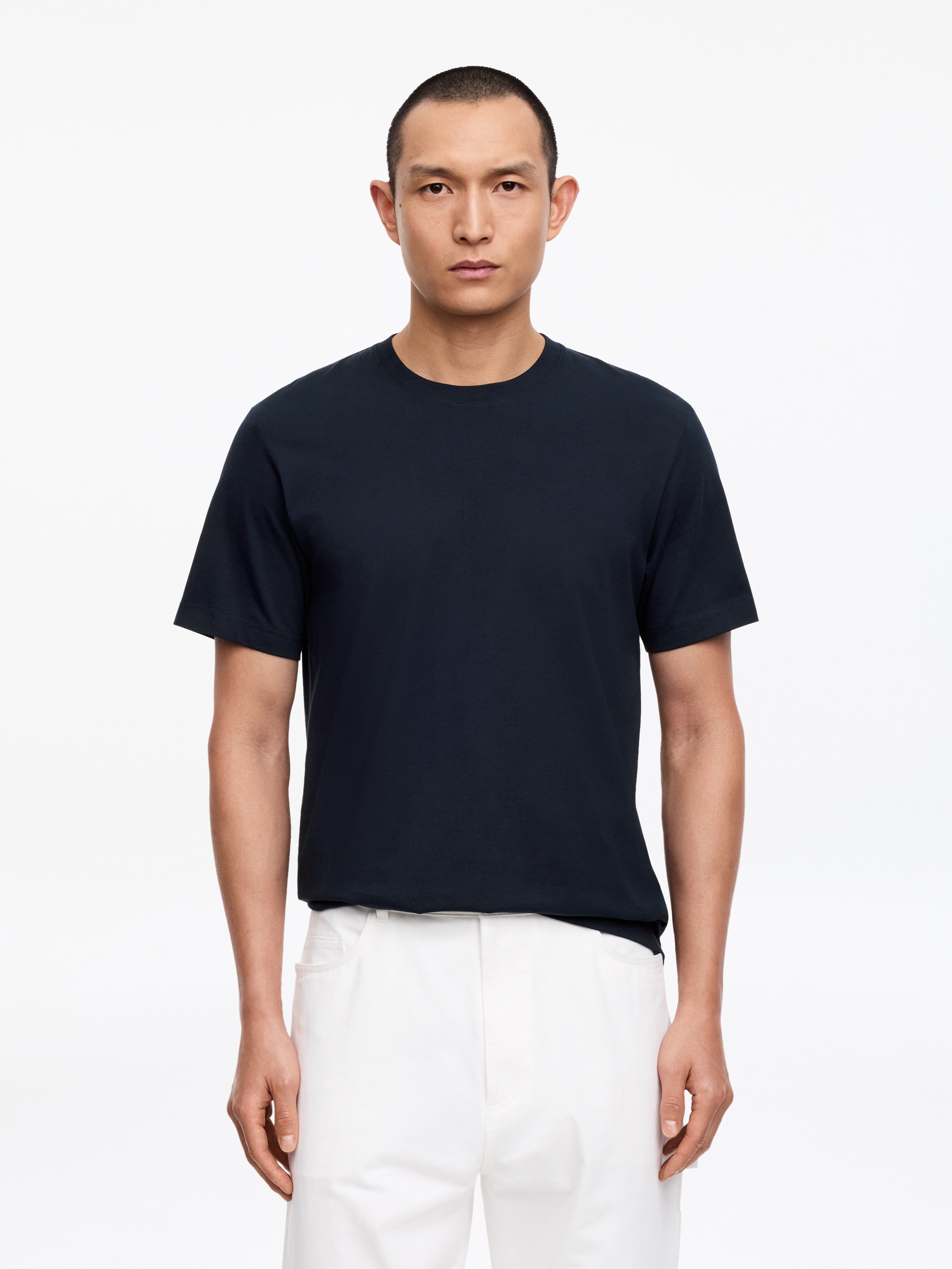 T-shirt léger - Bleu foncé/Noir/Blanc/Gris chiné/Vert kaki