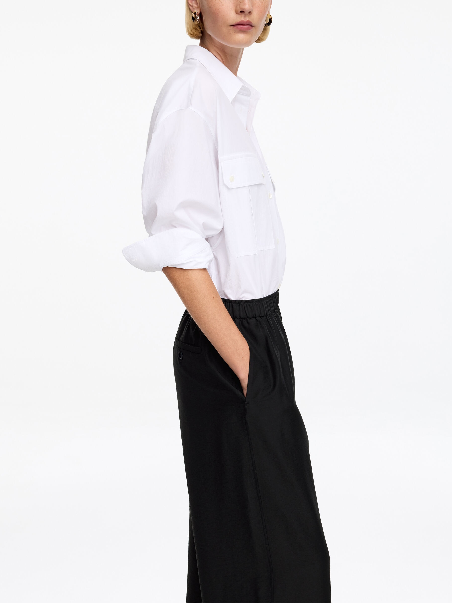 Pantalon décontracté - Noir - Relaxed fit - Femme - StillMedia/Lookbook - 3