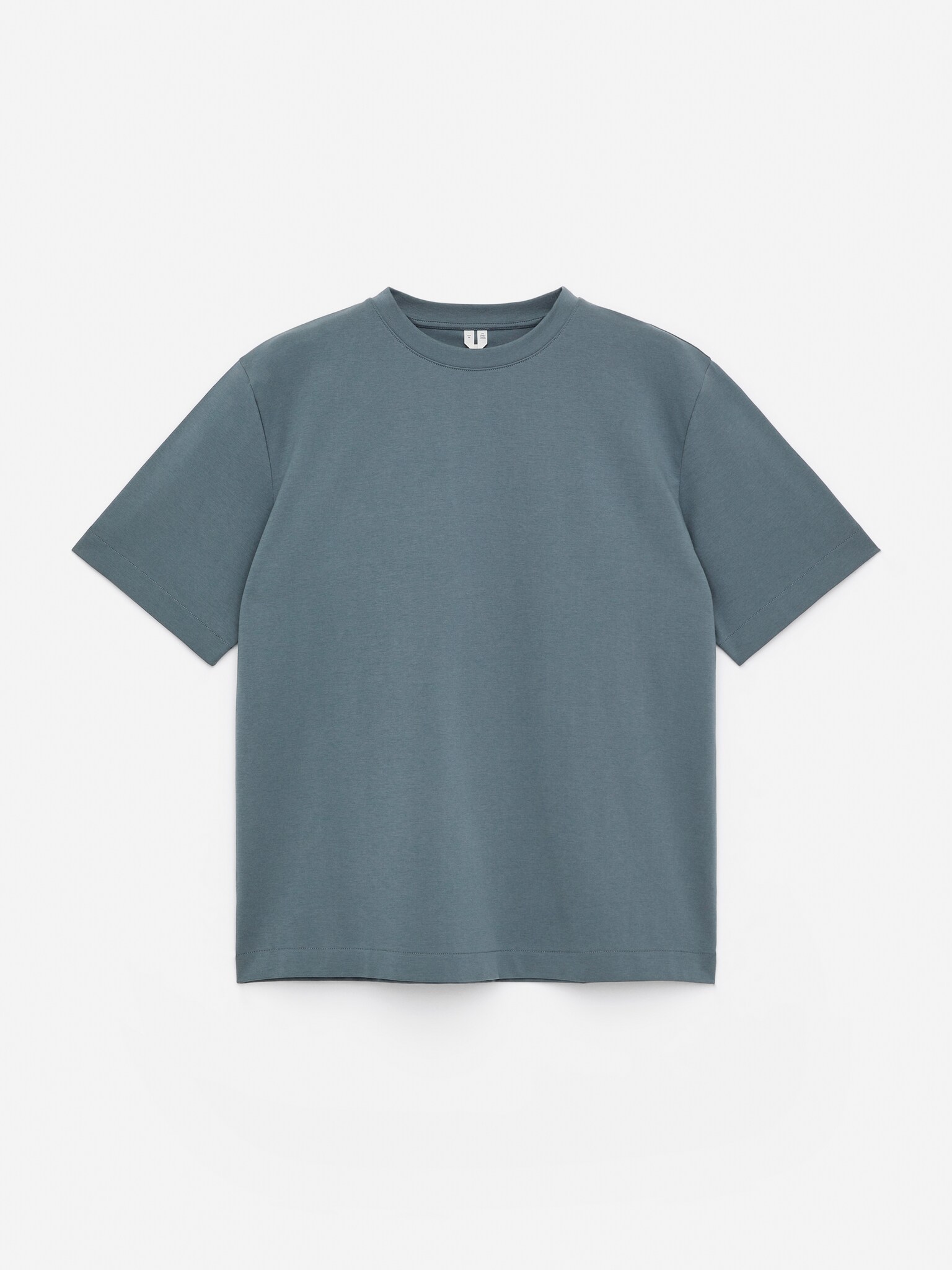 T-shirt interlock - Bleu poudré/Bordeaux foncé/Noir/Blanc/Bordeaux foncé - 2