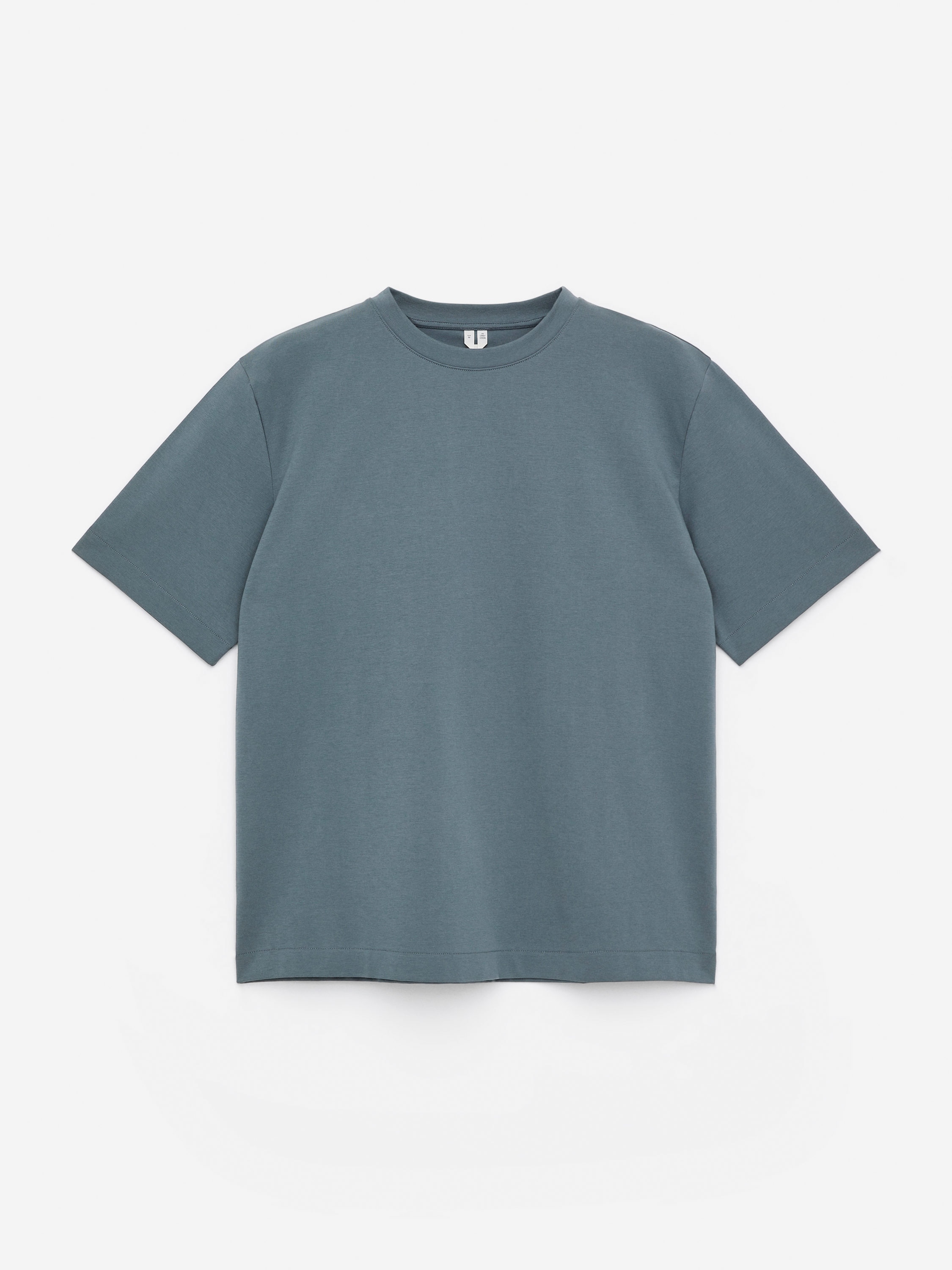 Interlock T-shirt - Dusty Blue - Loose fit - Men - StillMedia/DescriptiveStillLife - 1