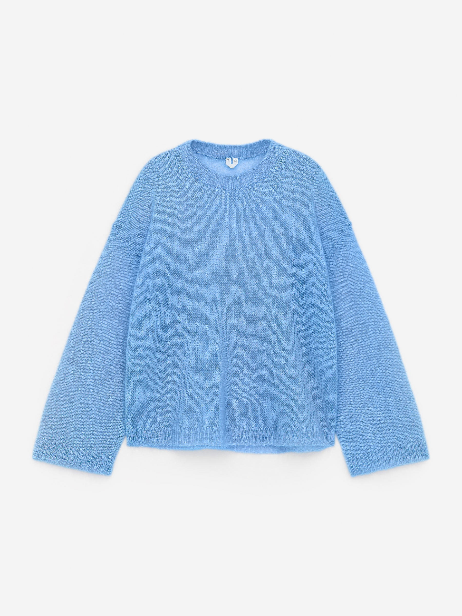 Wool-Mohair Blend Jumper - Blue - Relaxed fit - Women - StillMedia/DescriptiveStillLife - 2