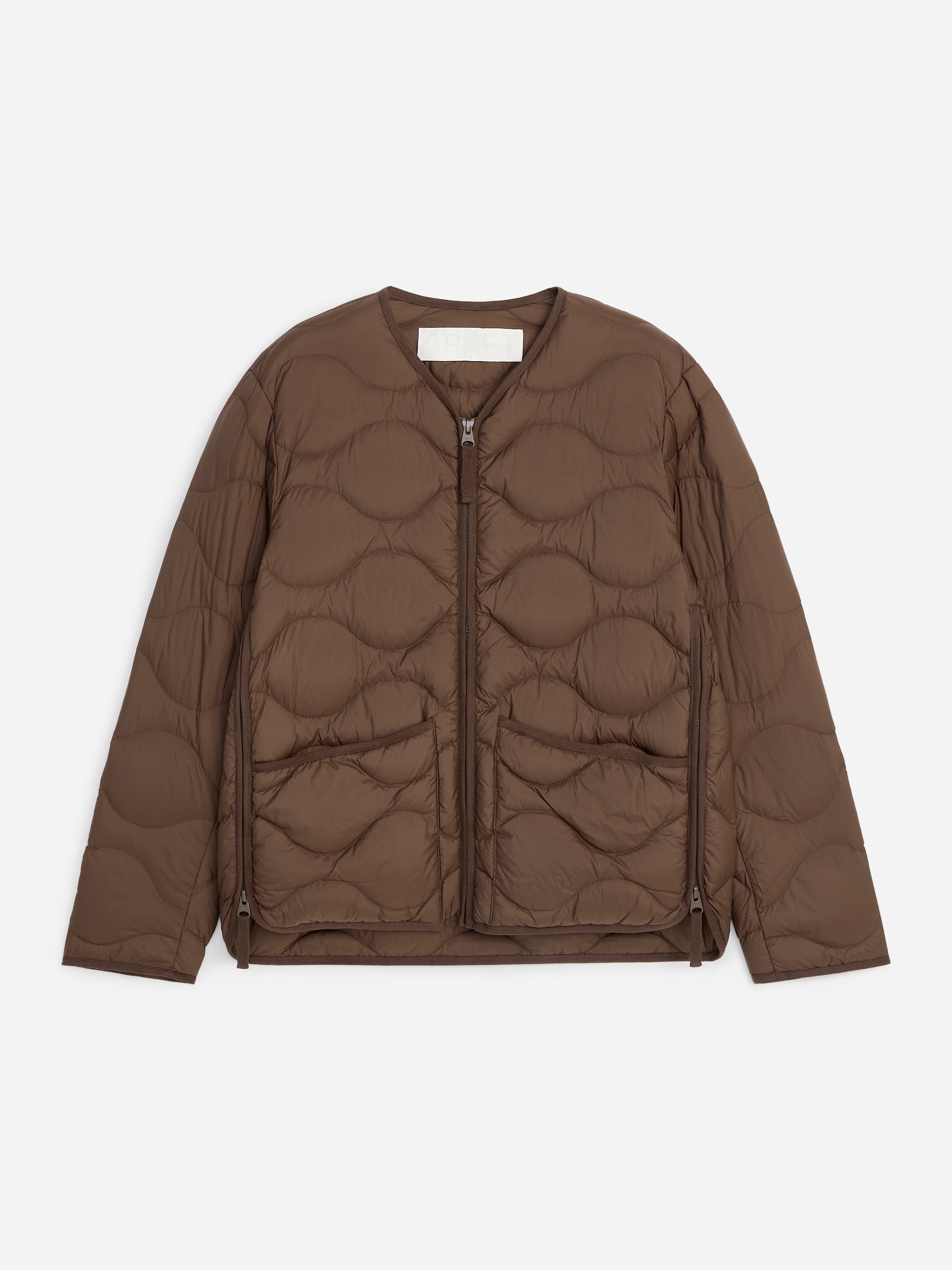 Re:Down Quilted Liner Jacket - Brown - Regular fit - women - StillMedia/DescriptiveStillLife - 1