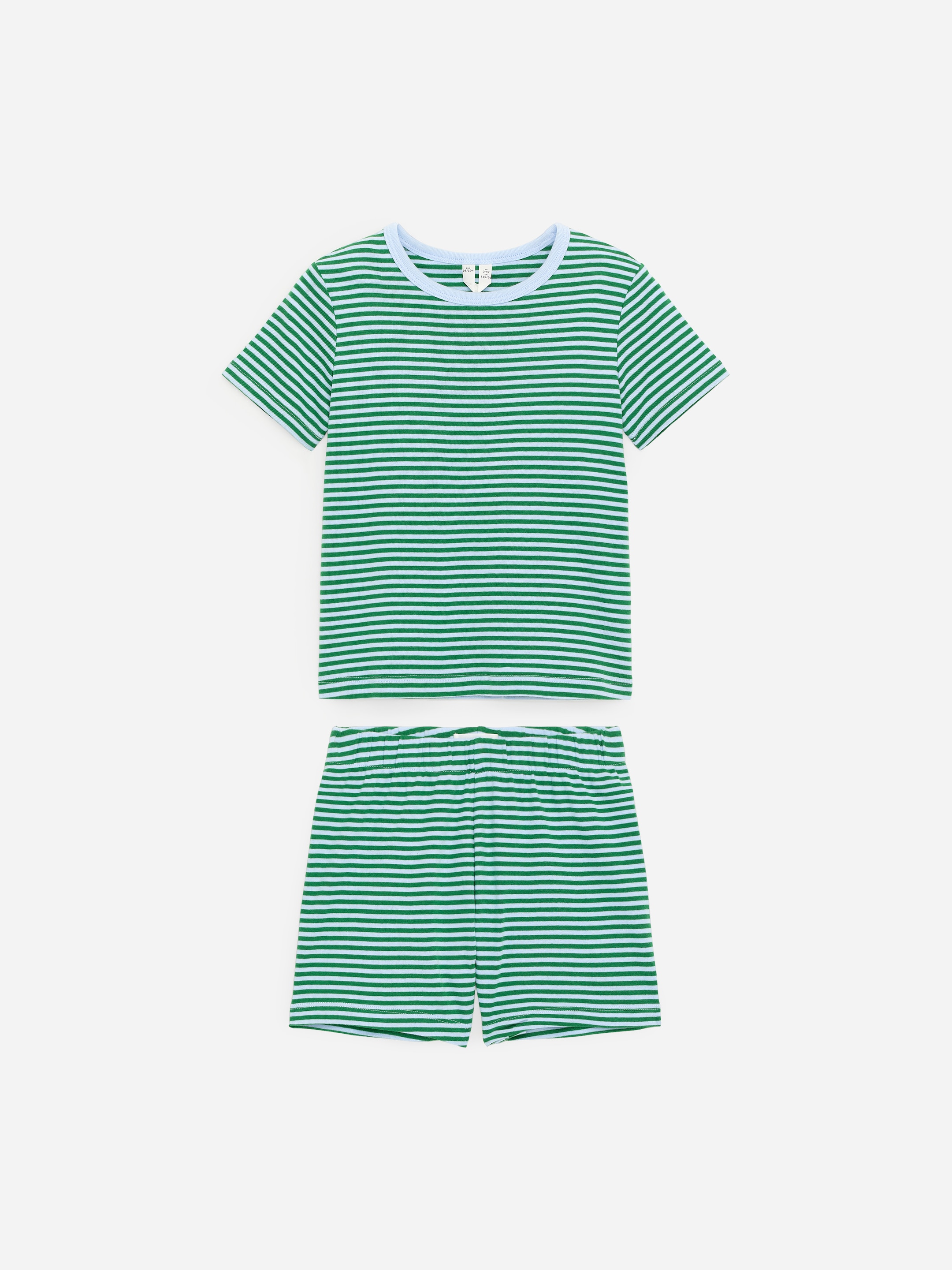 Kort pyjamas i trikå-#A3BBE0-18833