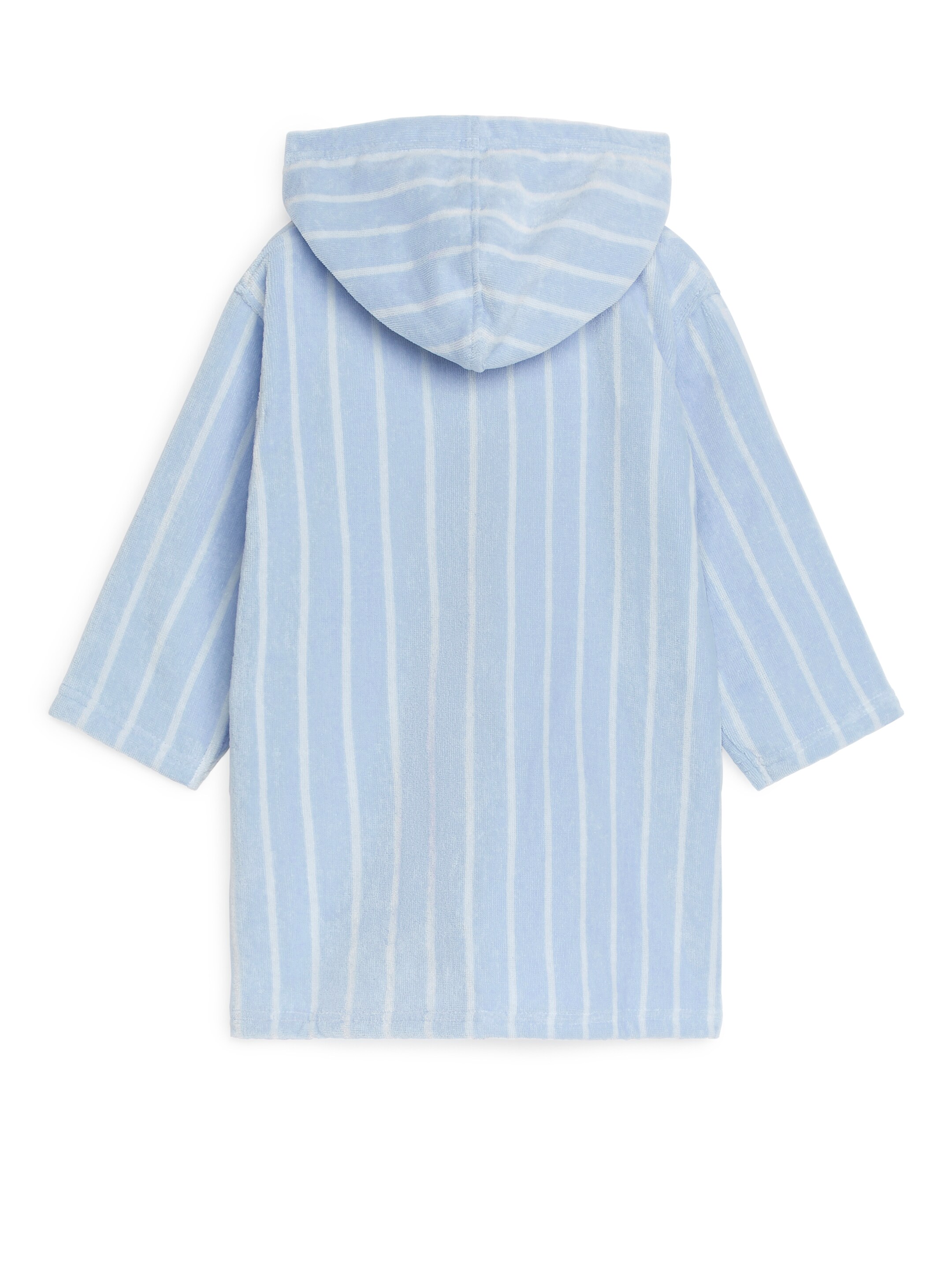 Zobacz większy obraz: Welurowy szlafrok z zamkiem błyskawicznym - Jasnoniebieski/Biały - Dziecko | H&M PL 2