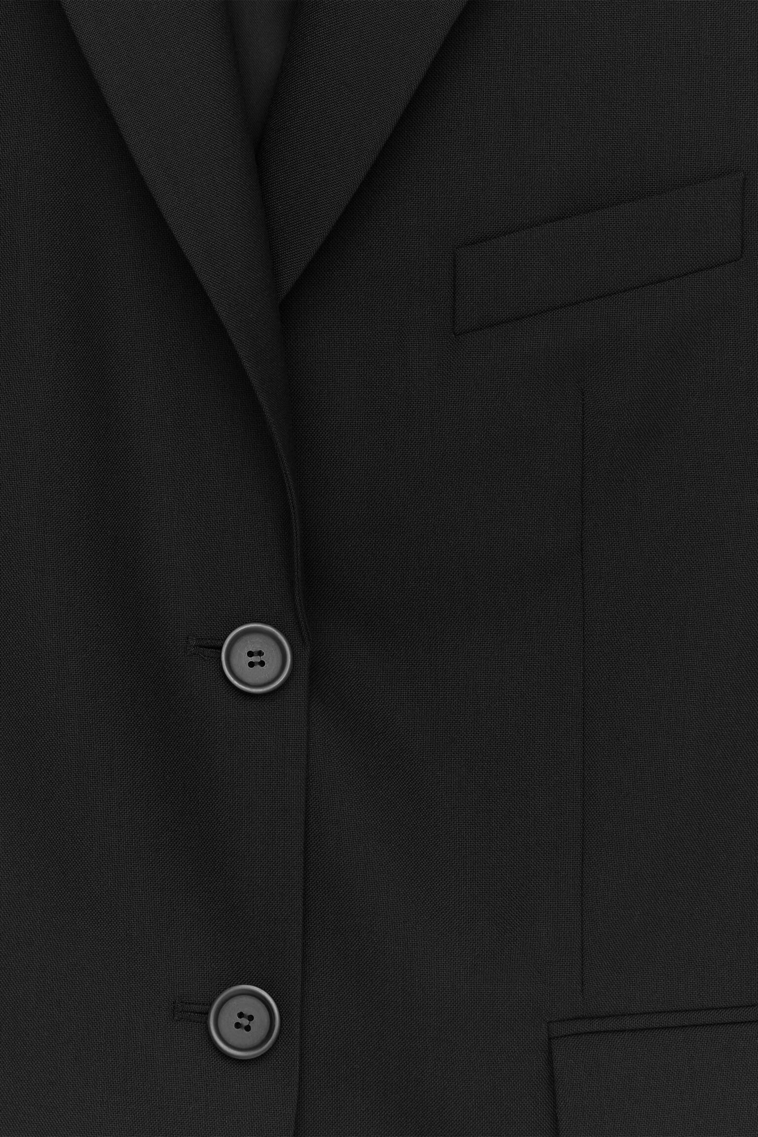 Oversize ullkavaj - Svart - 3