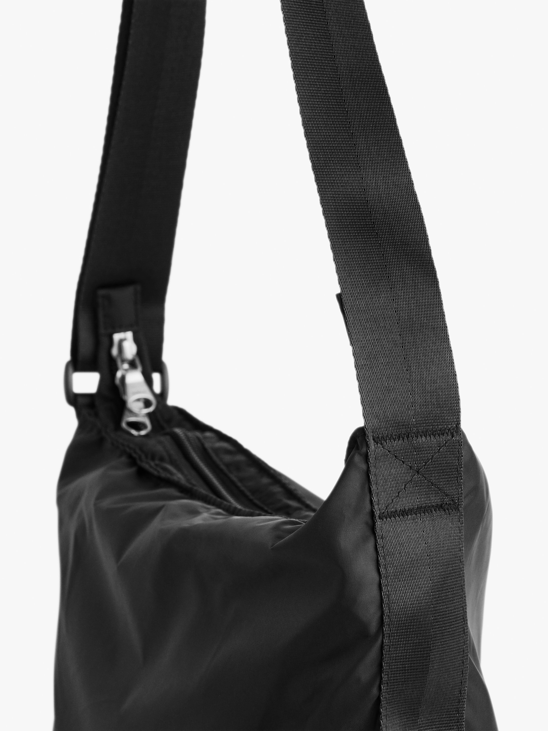 Packable Small Messenger Bag - Black - Men - StillMedia/DescriptiveDetail - 4