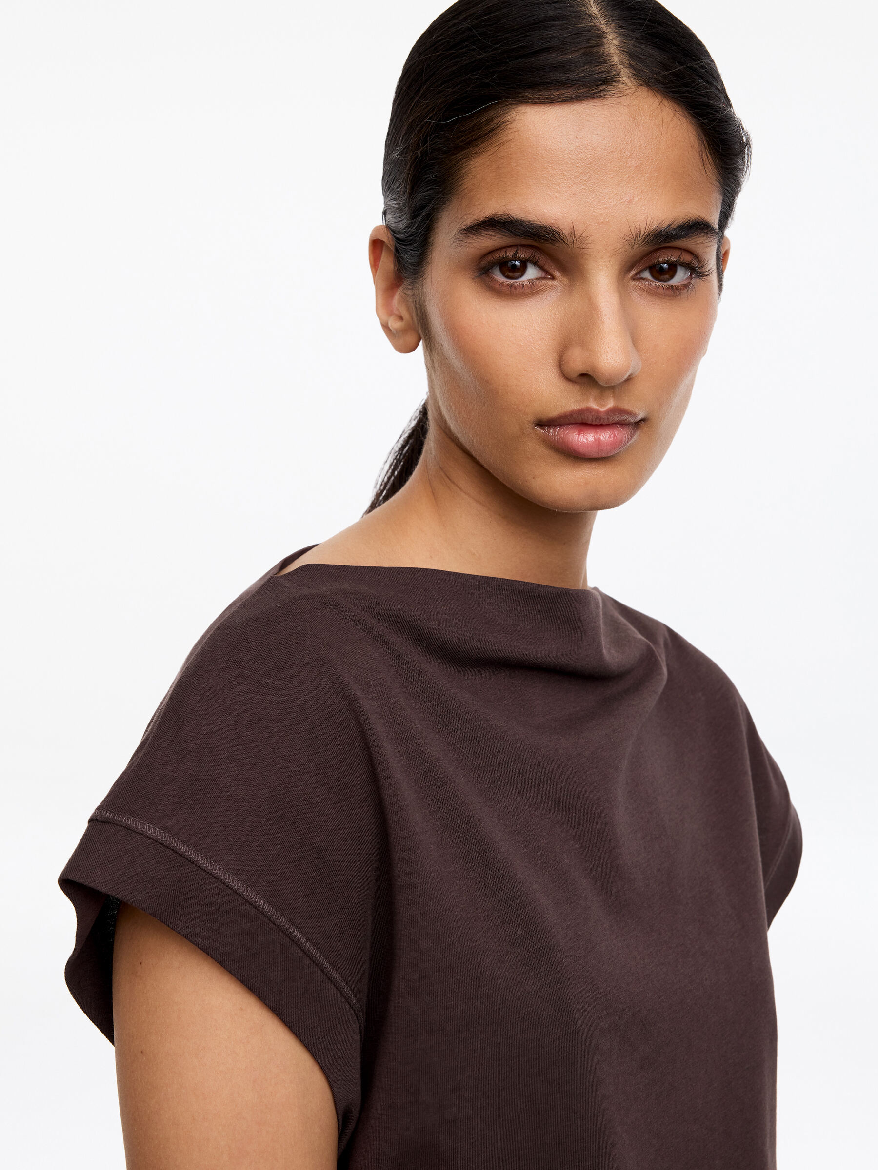 Top retorcido - Marrón - Corte estándar - Women - StillMedia/Lookbook - 3