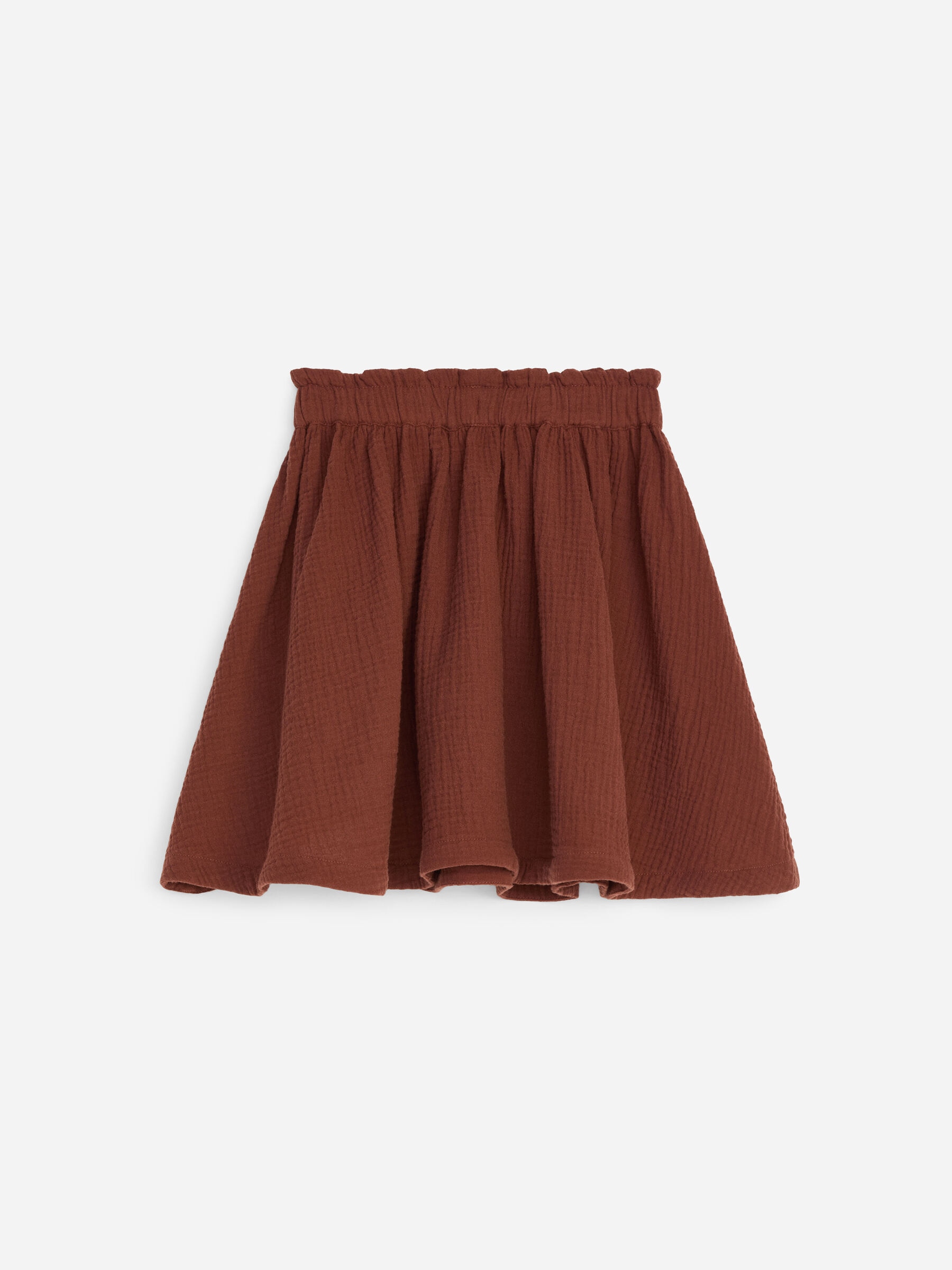 Cotton Muslin Skirt - Brown - Regular fit - Children - StillMedia/DescriptiveStillLife - 1