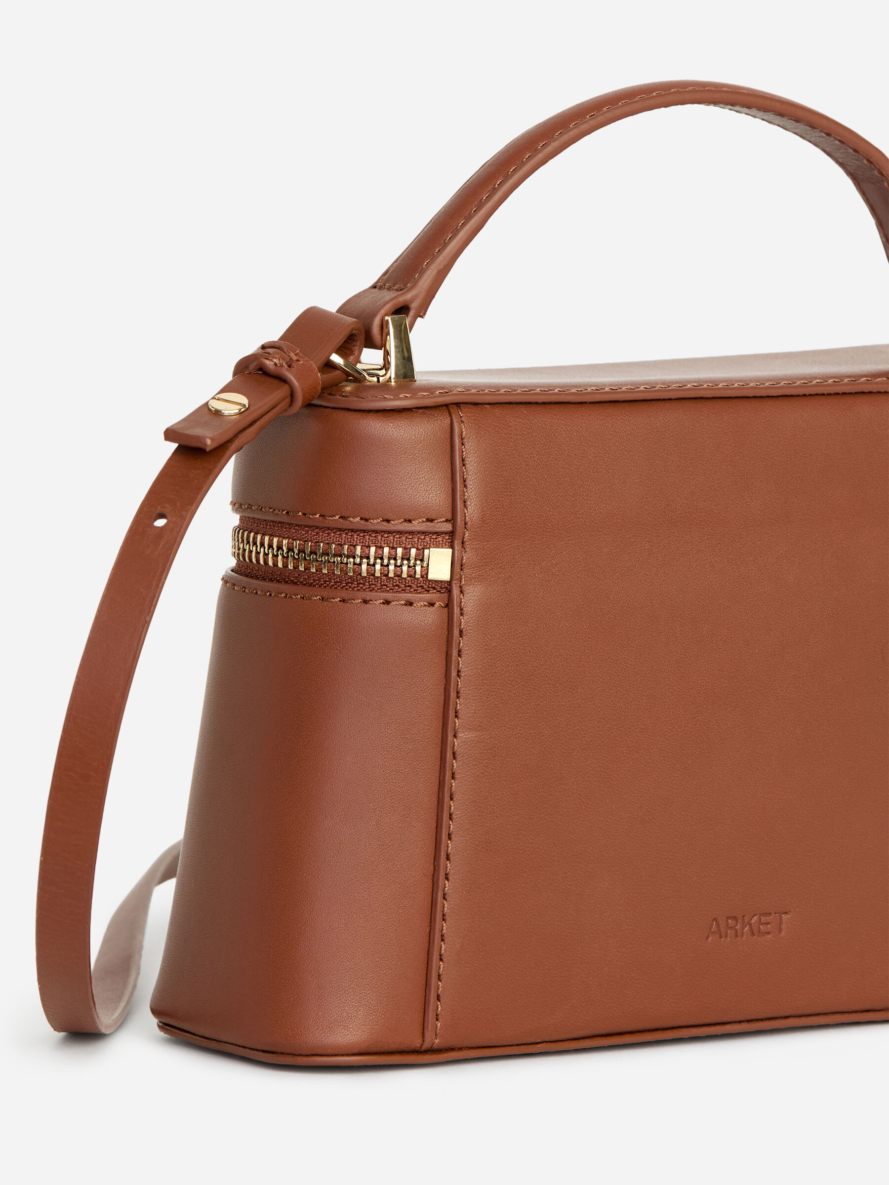 Sac en cuir à bandoulière - Marron - Femme - StillMedia/DescriptiveDetail - 3