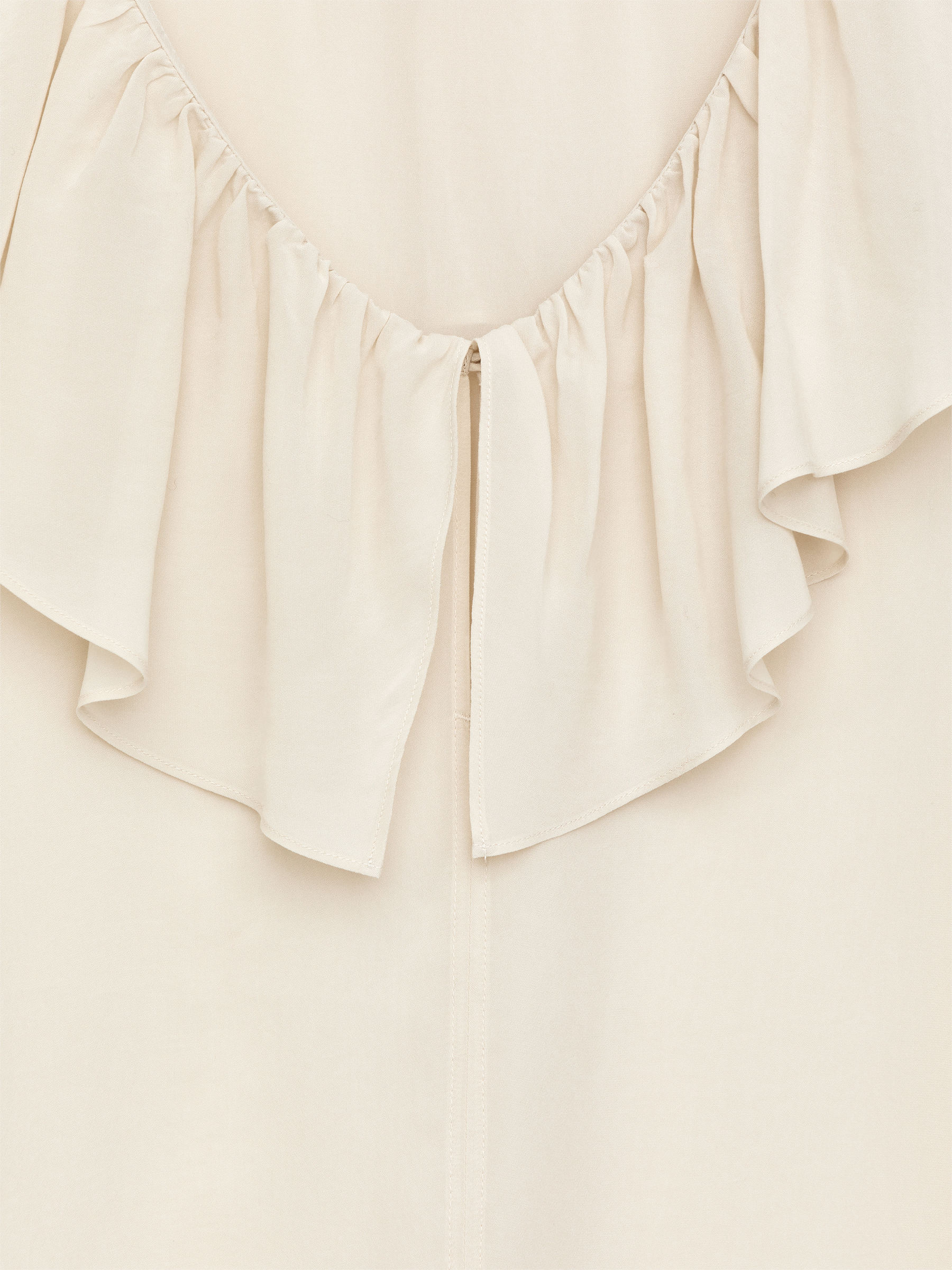 Frill-Collar Blouse - Off White - Regular fit - Women - StillMedia/DescriptiveDetail - 1