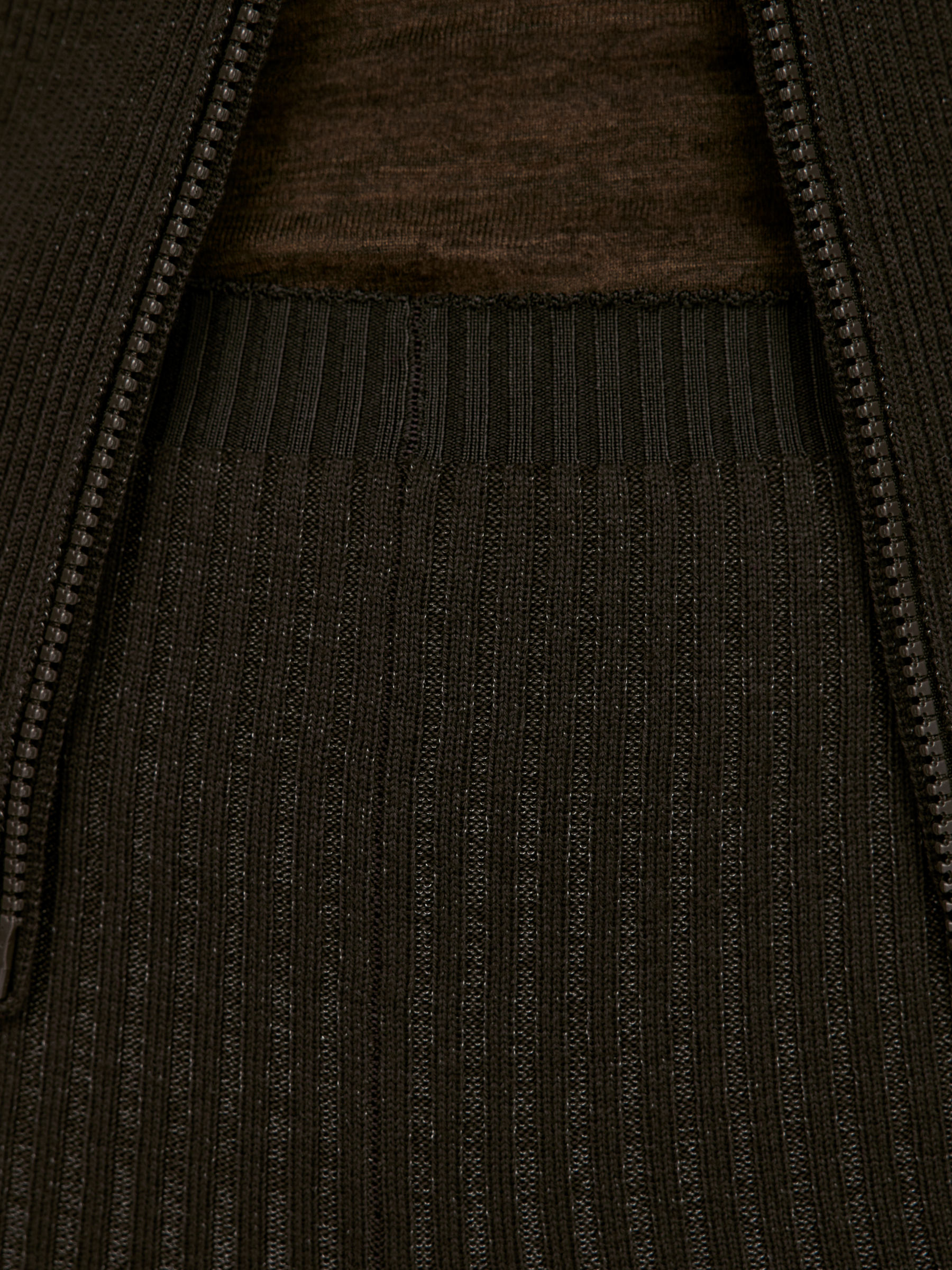 Rippstrickleggings - Dunkelbraun - Slim Fit - Damen - StillMedia/Lookbook - 6