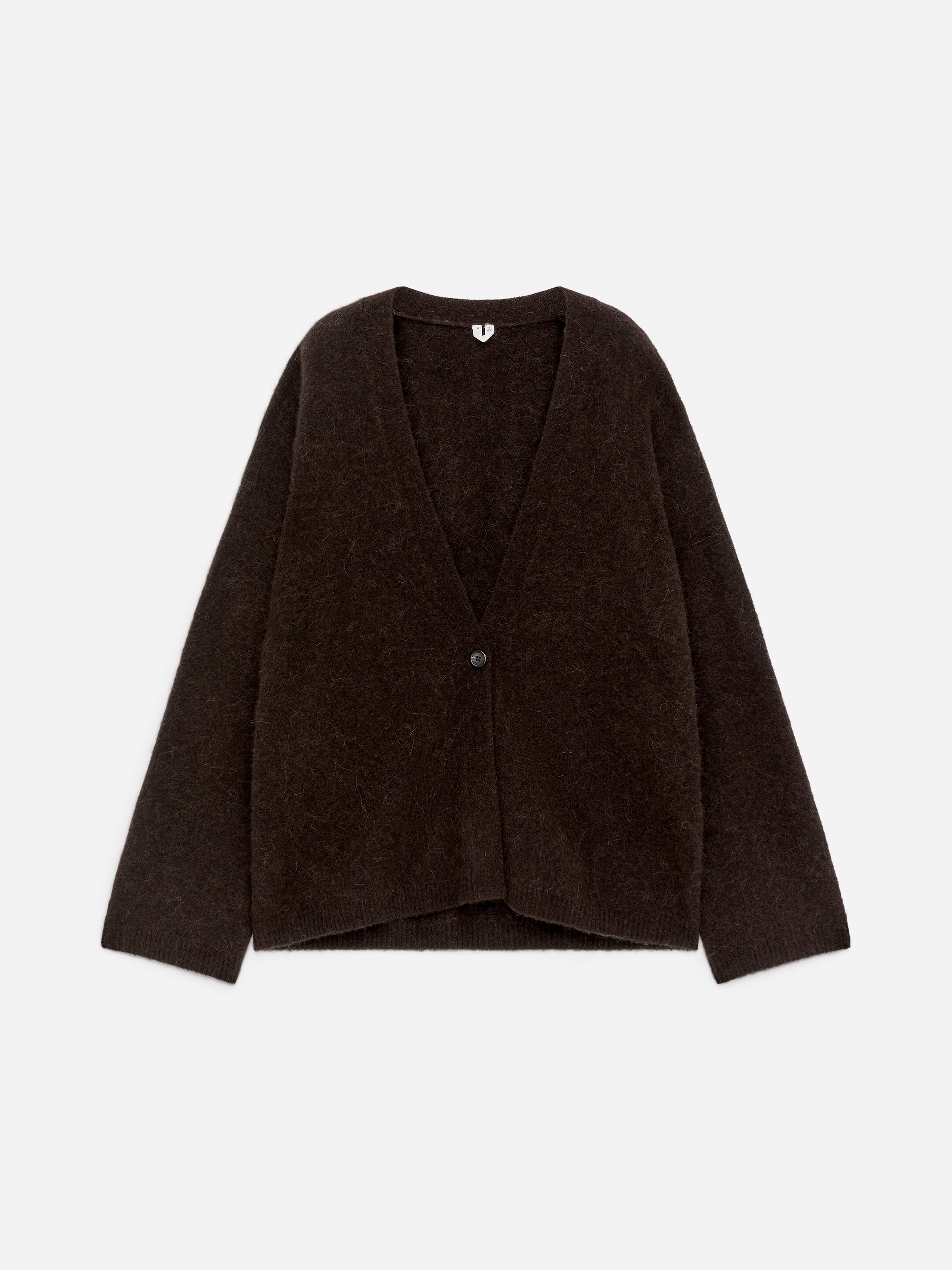 Nagyobb kép megtekintése: Alpaka-gyapjú keverék kardigán - Dark Brown - NŐI | H&M HU 1