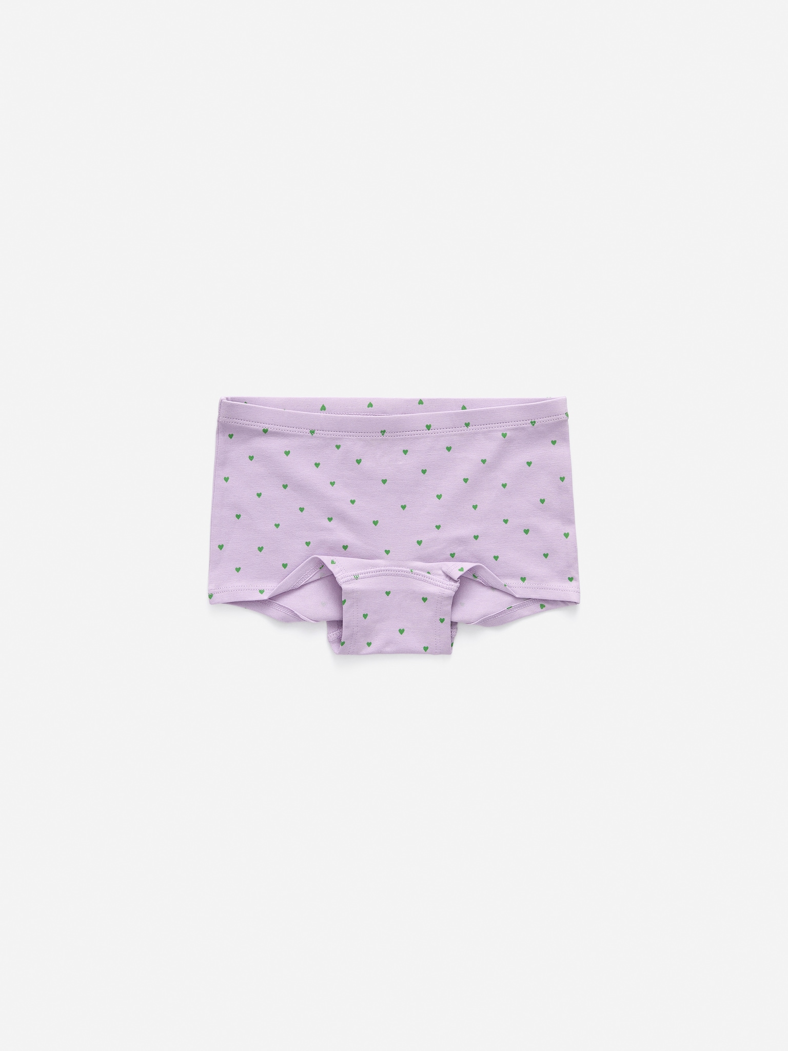 Caleçons en jersey, lot de 3 - Lilas/Vert/Cœurs/Vert/Rose - 2