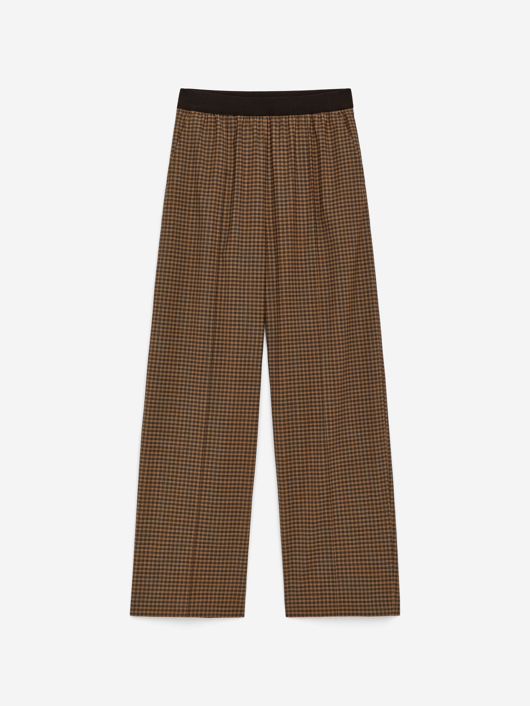 Elastic Waist Trousers - Brown - Relaxed fit - Women - StillMedia/DescriptiveStillLife - 2