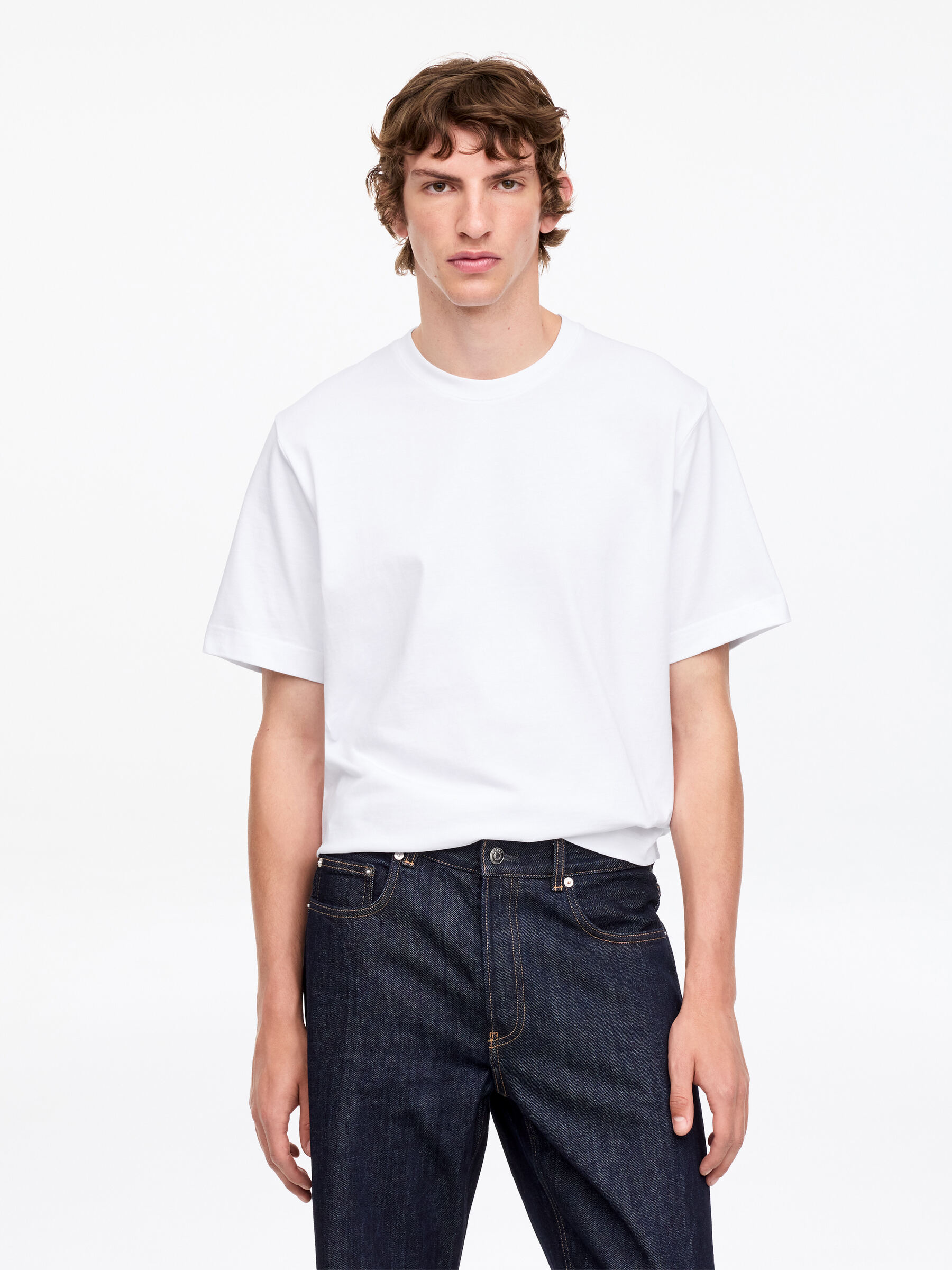 220 GSM Relaxed T-Shirt - White - Regular fit - Men - StillMedia/Lookbook - 68