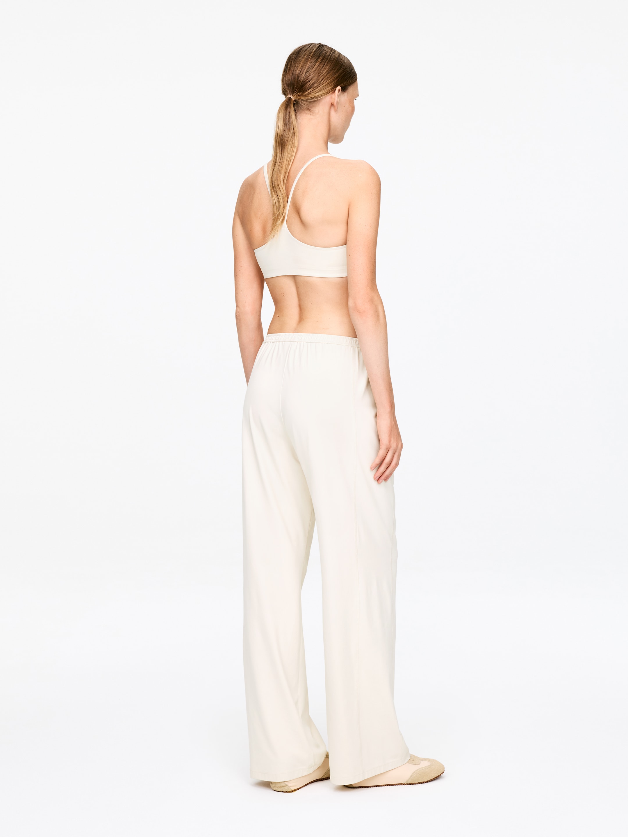 Vida trikåbyxor - Vit - Loose fit - Women - StillMedia/Lookbook - 6
