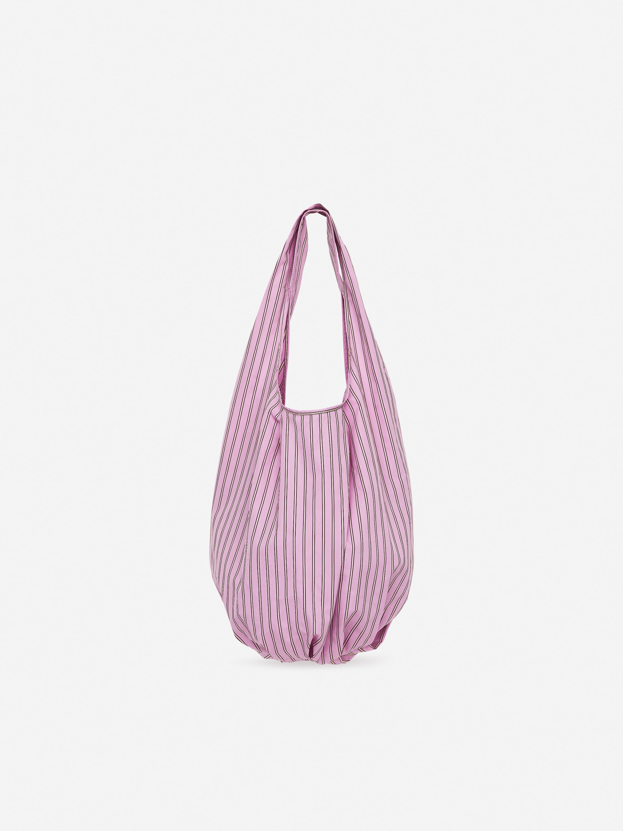 Προβολή μεγαλύτερης εικόνας: Τσάντα Tote με σχέδιο - Λιλά/Ριγέ - Ladies | H&M GR 1