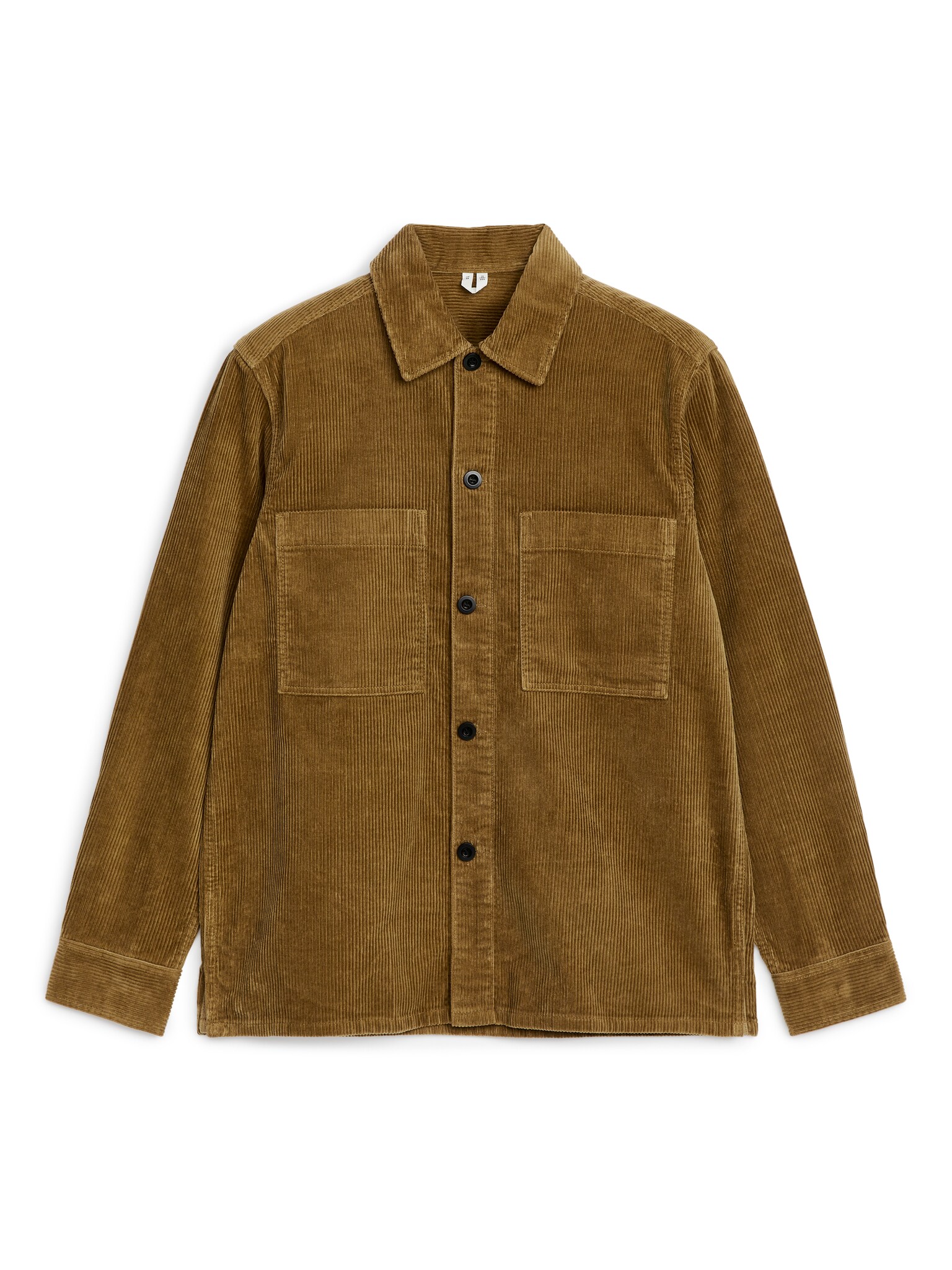 Corduroy Overshirt - Beige/Khaki Green/Dark Blue