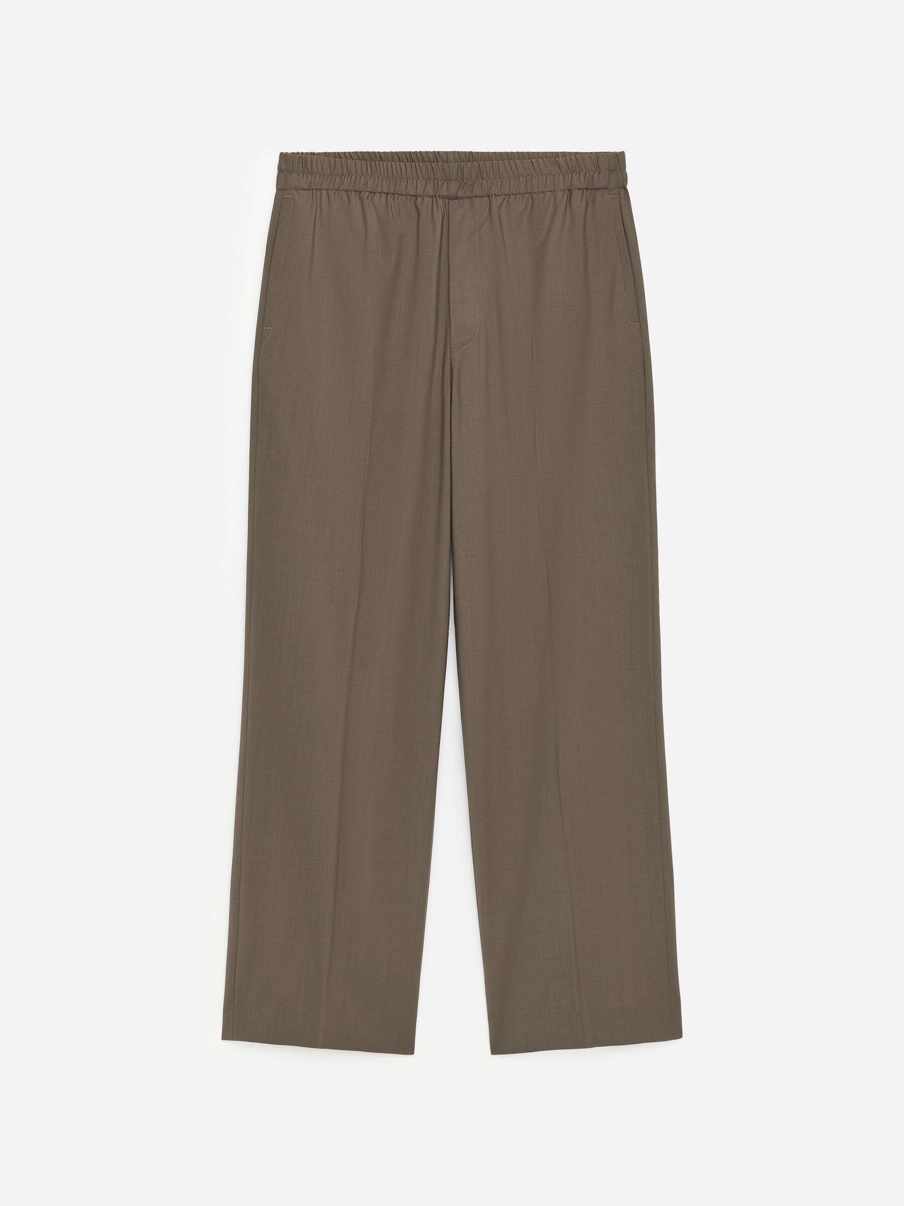 Wide Pull-On Trousers-#807365-18967