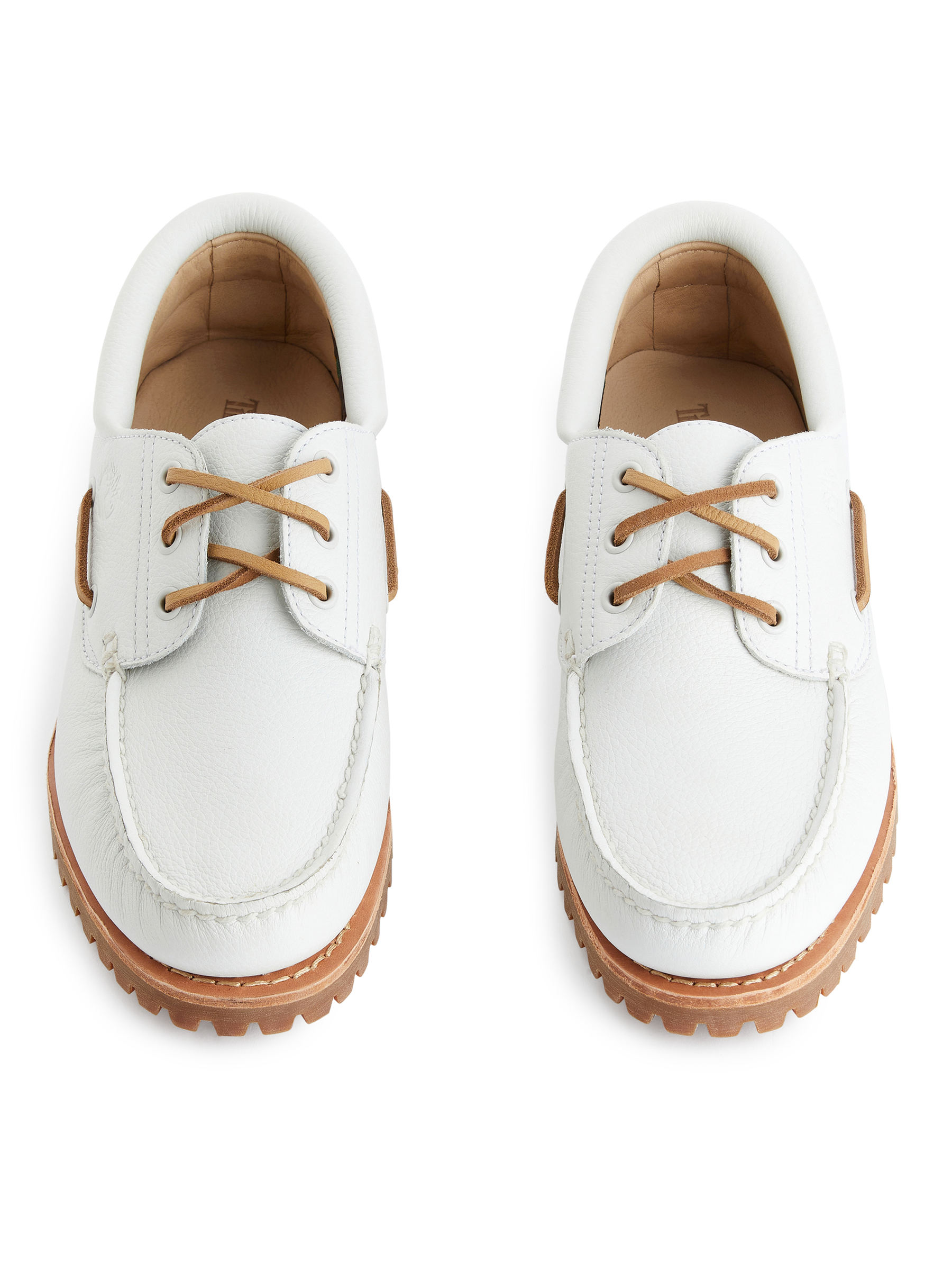 Timberland 3-Eye Lug Handsewn Boat Shoe - White - Men - StillMedia/DescriptiveStillLife - 4