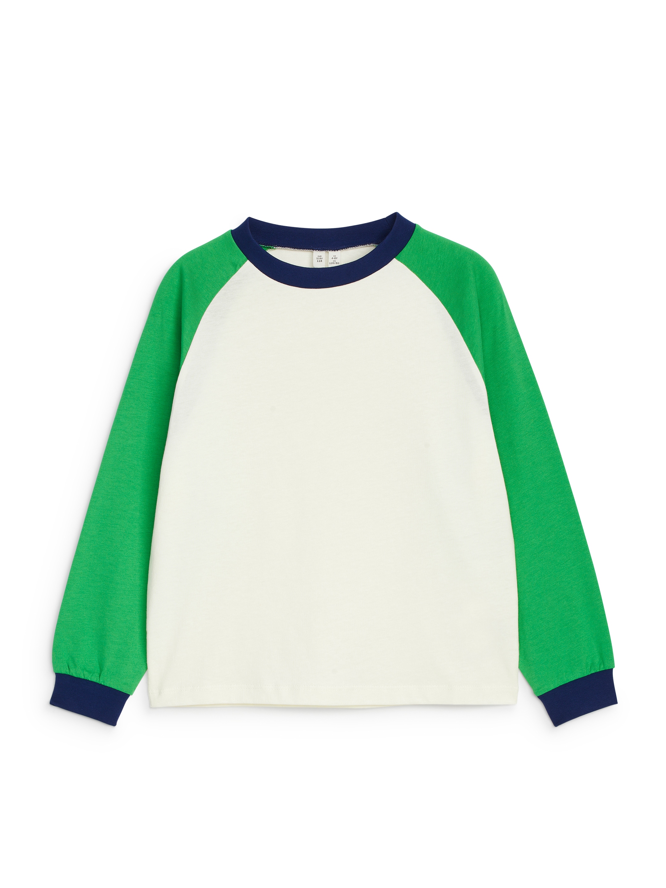 Long-Sleeve T-Shirt - White/Green - Relaxed fit - Children - StillMedia/DescriptiveStillLife - 3