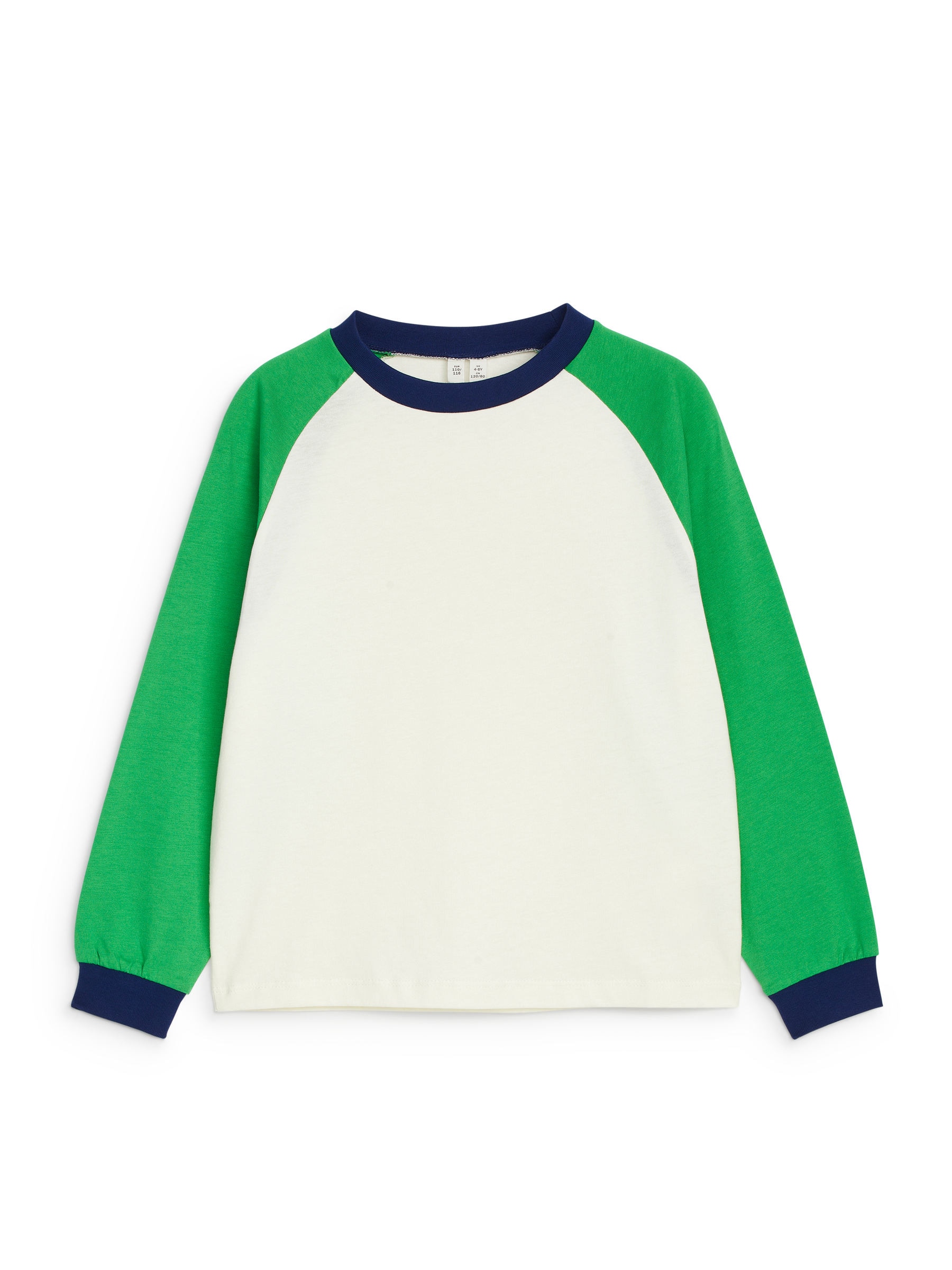 Langarmshirt - Weiß/Grün - Relaxed Fit - Kinder - StillMedia/DescriptiveStillLife - 3