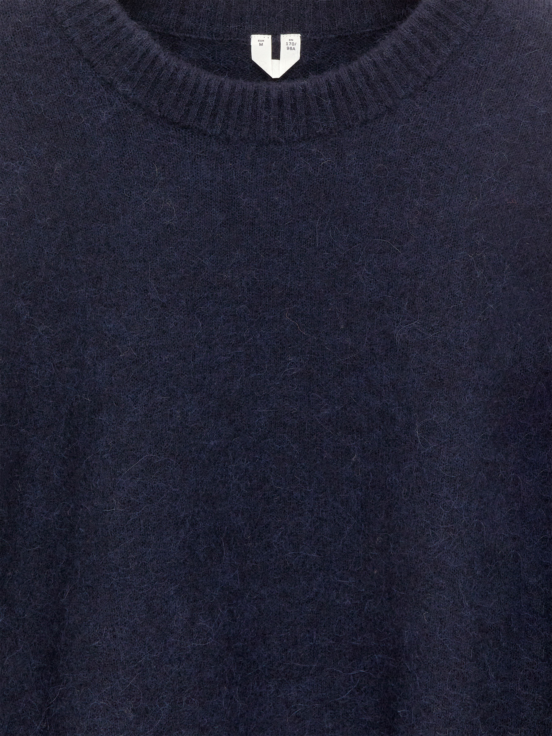 Alpaca-Wool Blend Jumper - Dark Blue - Oversized - Women - StillMedia/DescriptiveDetail - 2