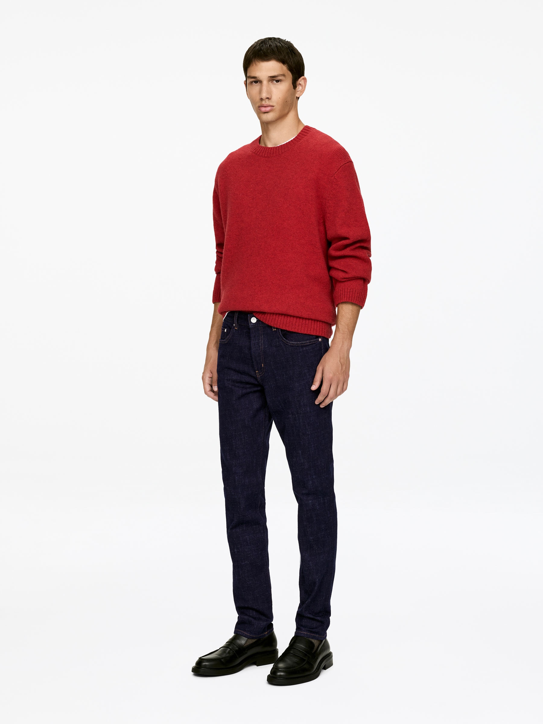 BIRCH Slim Stretch Jeans - Dark Blue - Slim fit - Men - StillMedia/Lookbook - 22