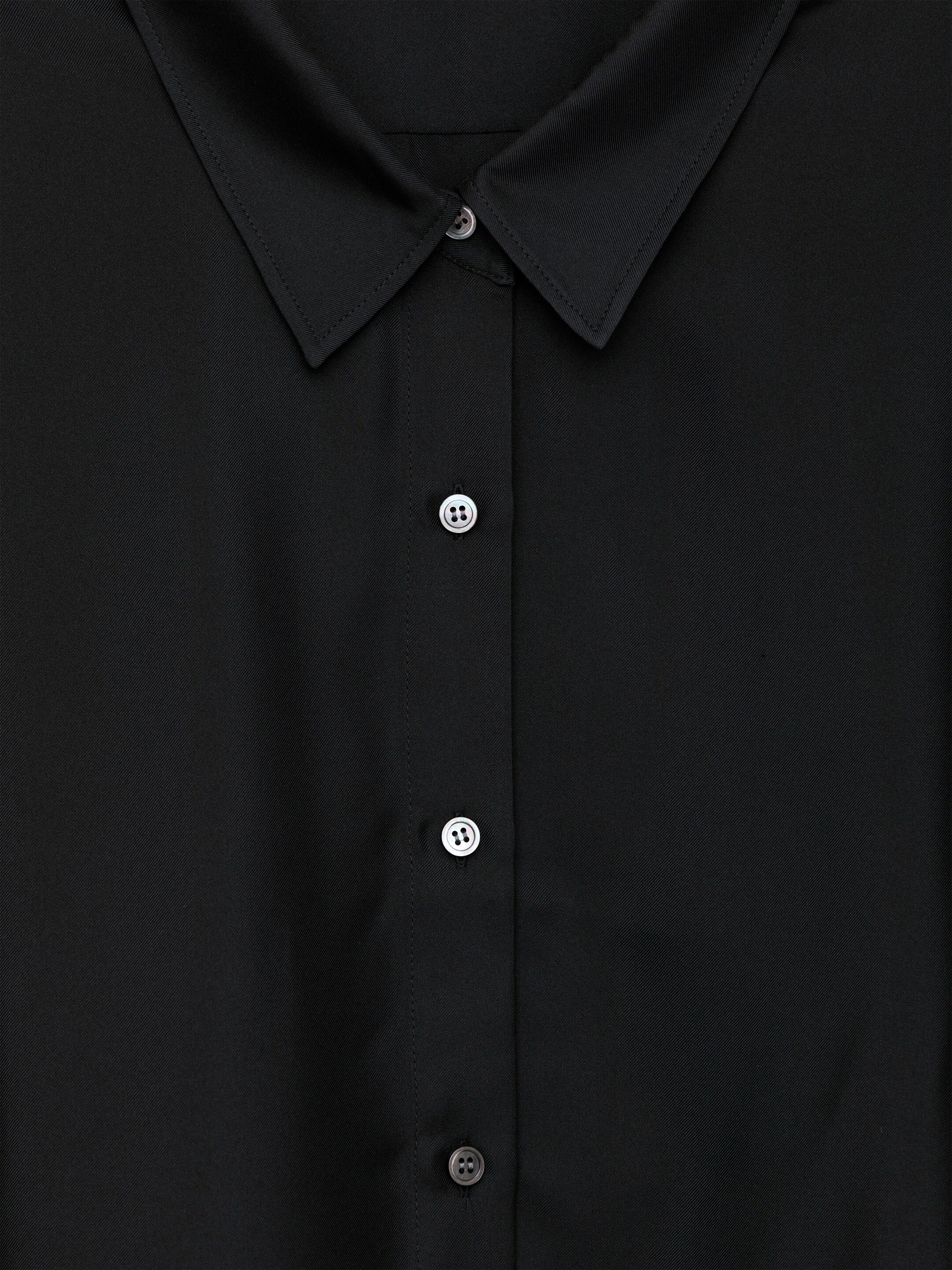 Nagyobb kép megtekintése: Selyem twill ing - Fekete - NŐI | H&M HU 2
