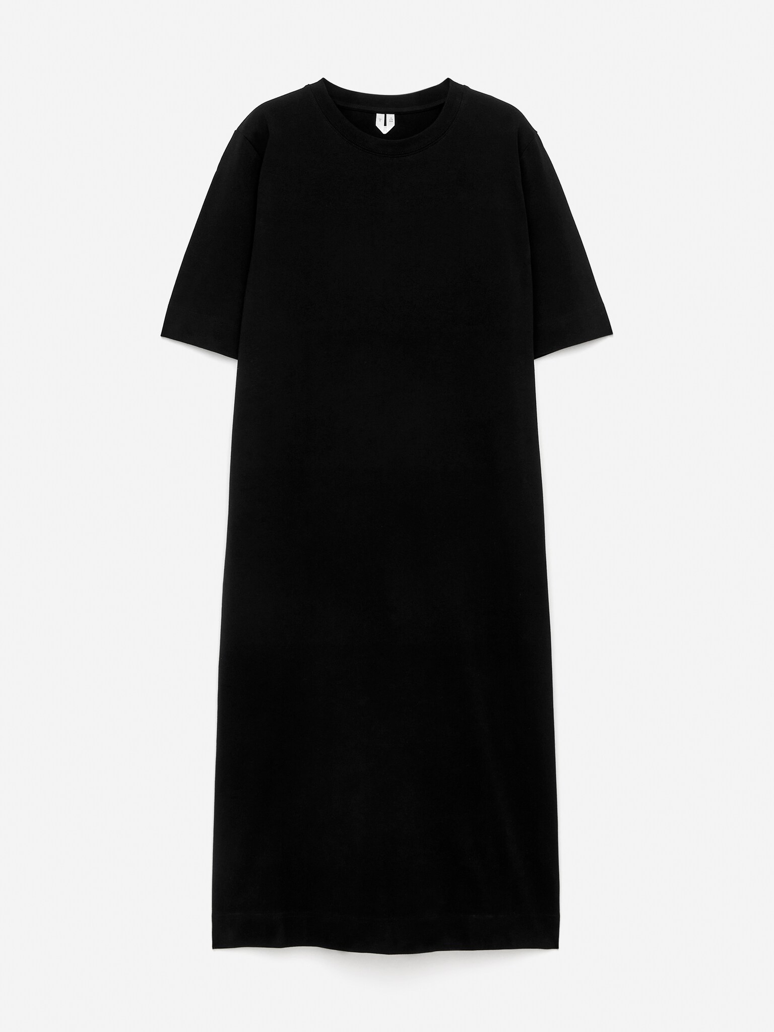 T-Shirt Dress - Black/Dark Blue/Off White - 2