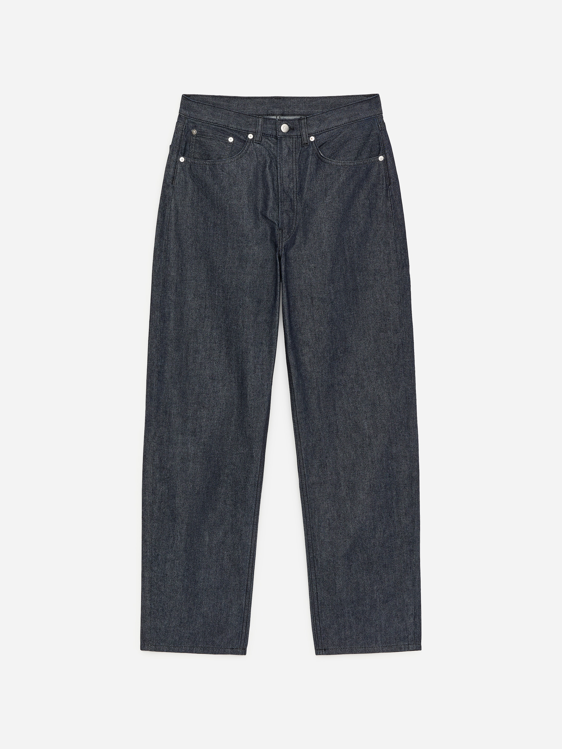 CREEK Relaxed Barrel Jeans-#2E3036-18295